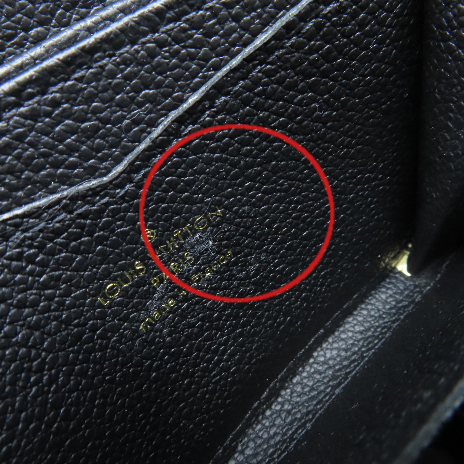 LOUIS VUITTON Monogram Empreinte Zippy Coin Purse拉鏈零錢包黑色