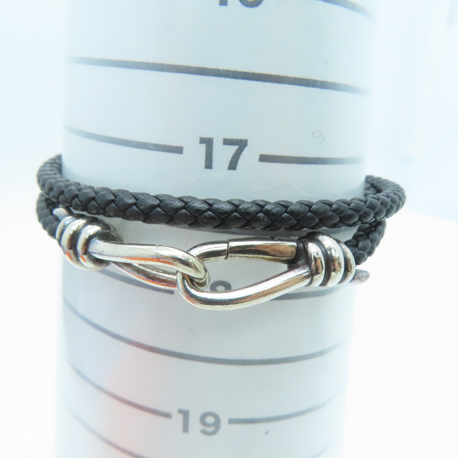 TIFFANY＆CO 牛皮皮革Bracelets手錬黑色