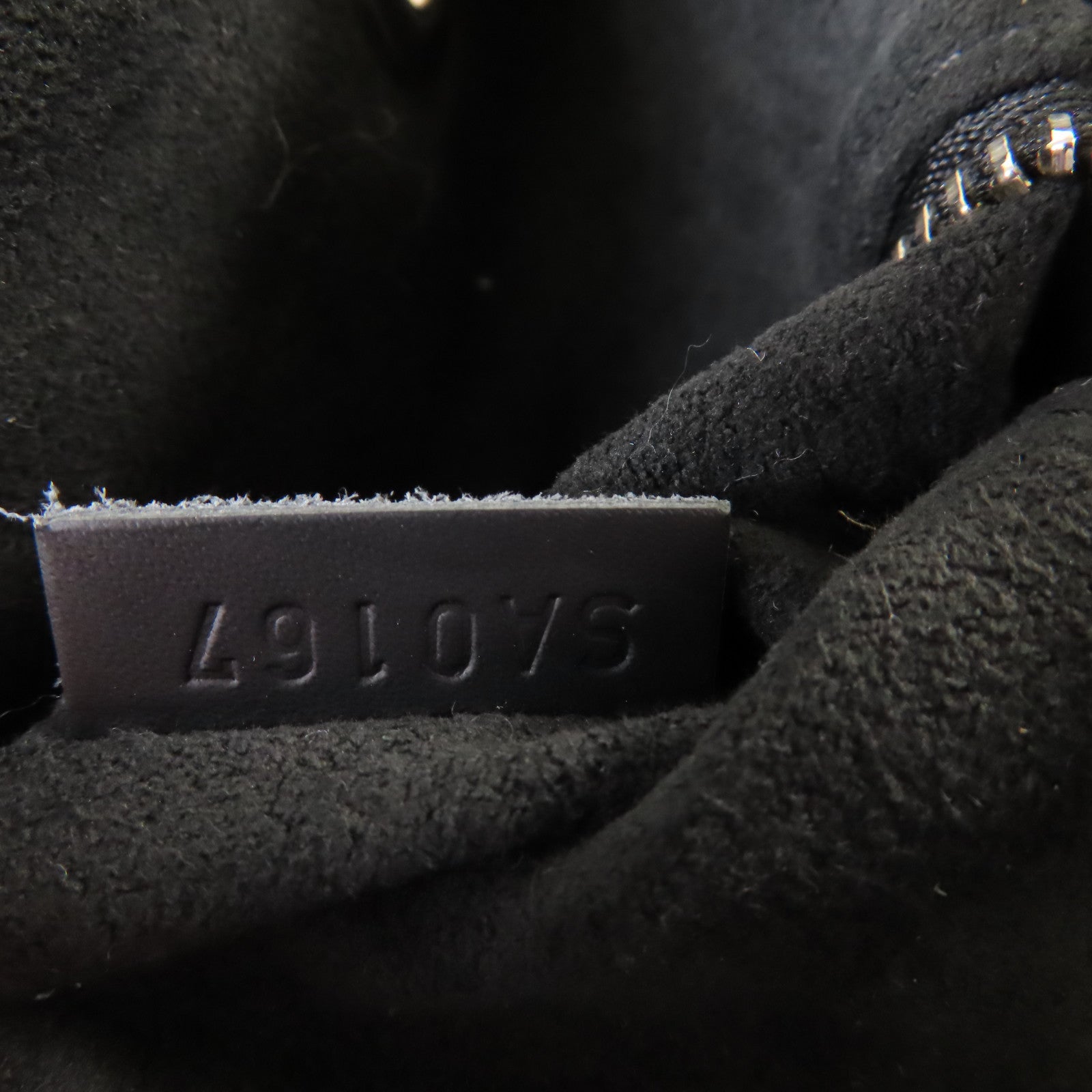 LOUIS VUITTON Epi皮革Petite Noe Shoulder Bag銀扣肩背袋藍色/黑色