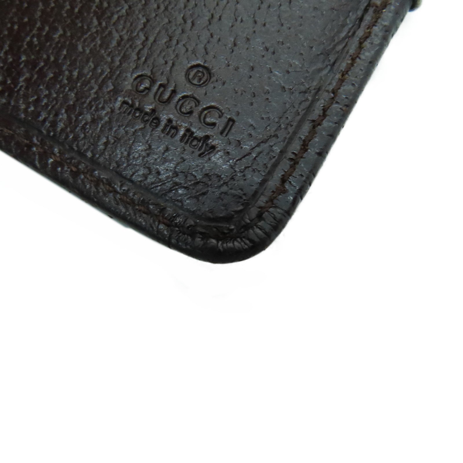 GUCCI 帆布Wallet金扣钱包米色