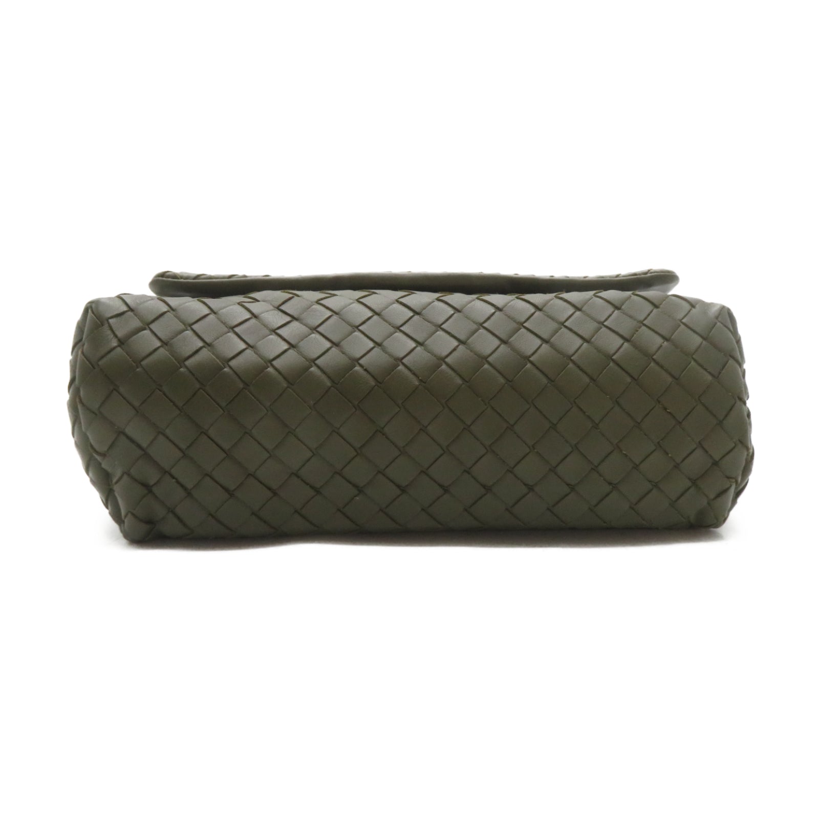 BOTTEGA VENETA 織紋皮革/牛皮皮革Shoulder Bag肩背袋綠色
