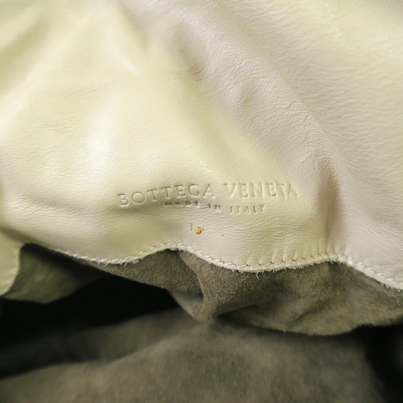 BOTTEGA VENETA 織紋羊皮皮革Shoulder Bag肩背袋米色