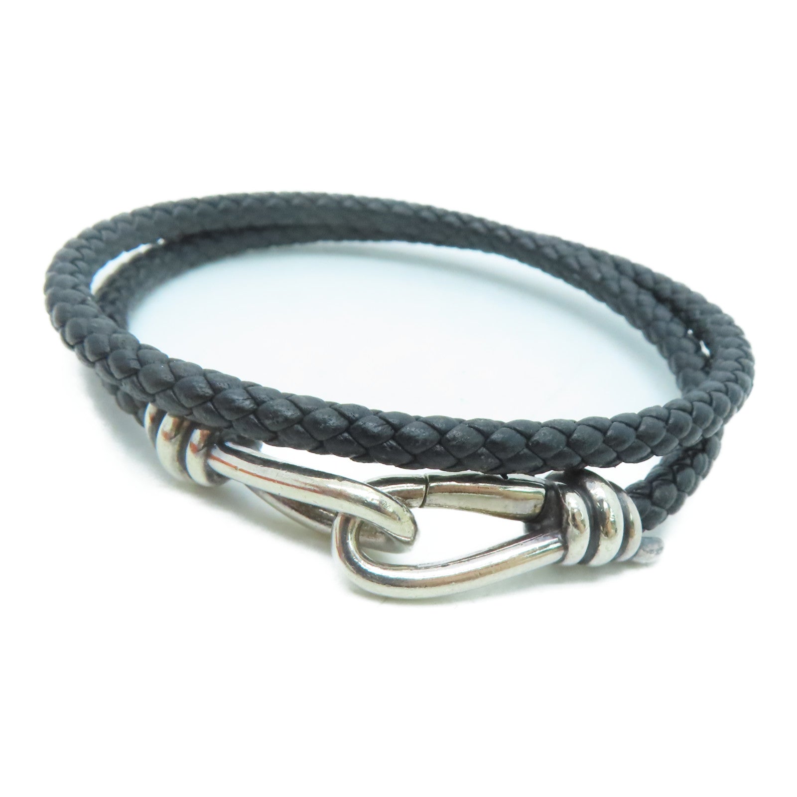 TIFFANY＆CO 牛皮皮革Bracelets手錬黑色