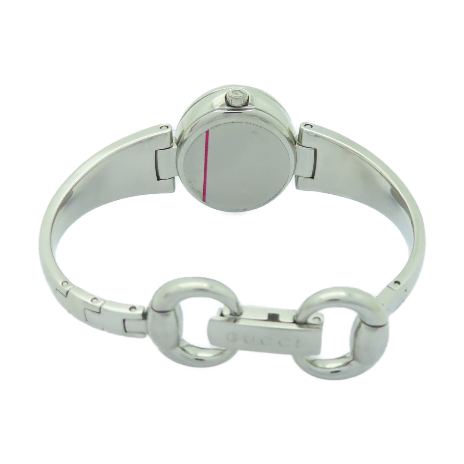 GUCCI Guccissima不鏽鋼手錶石英機芯黒色
