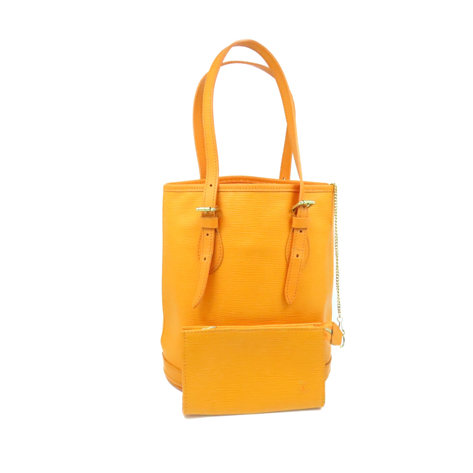 LOUIS VUITTON Epi Bucket PM Tote Bag手挽袋橙色