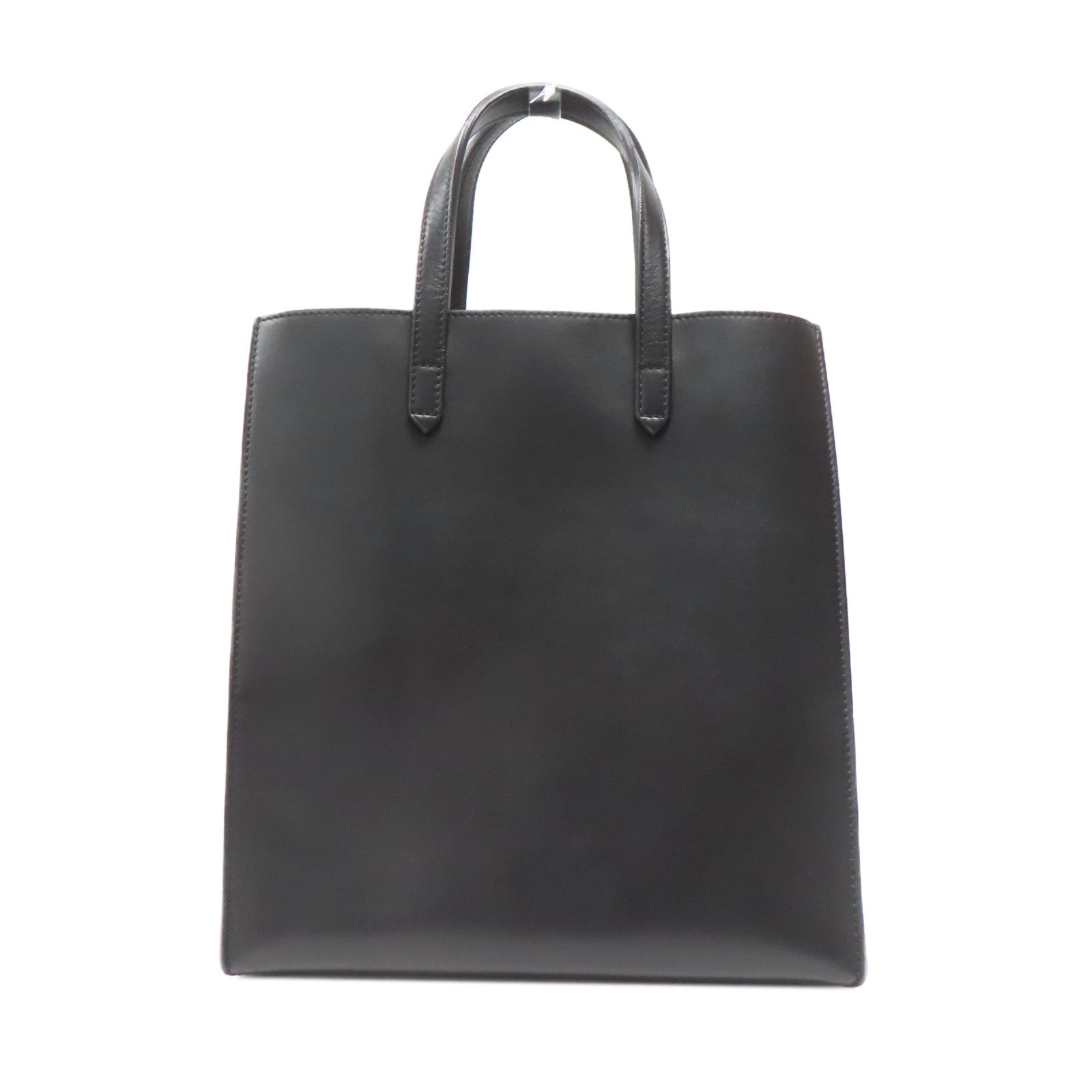 GIVENCHY 牛皮皮革Tote Bag銀扣手挽袋黑色