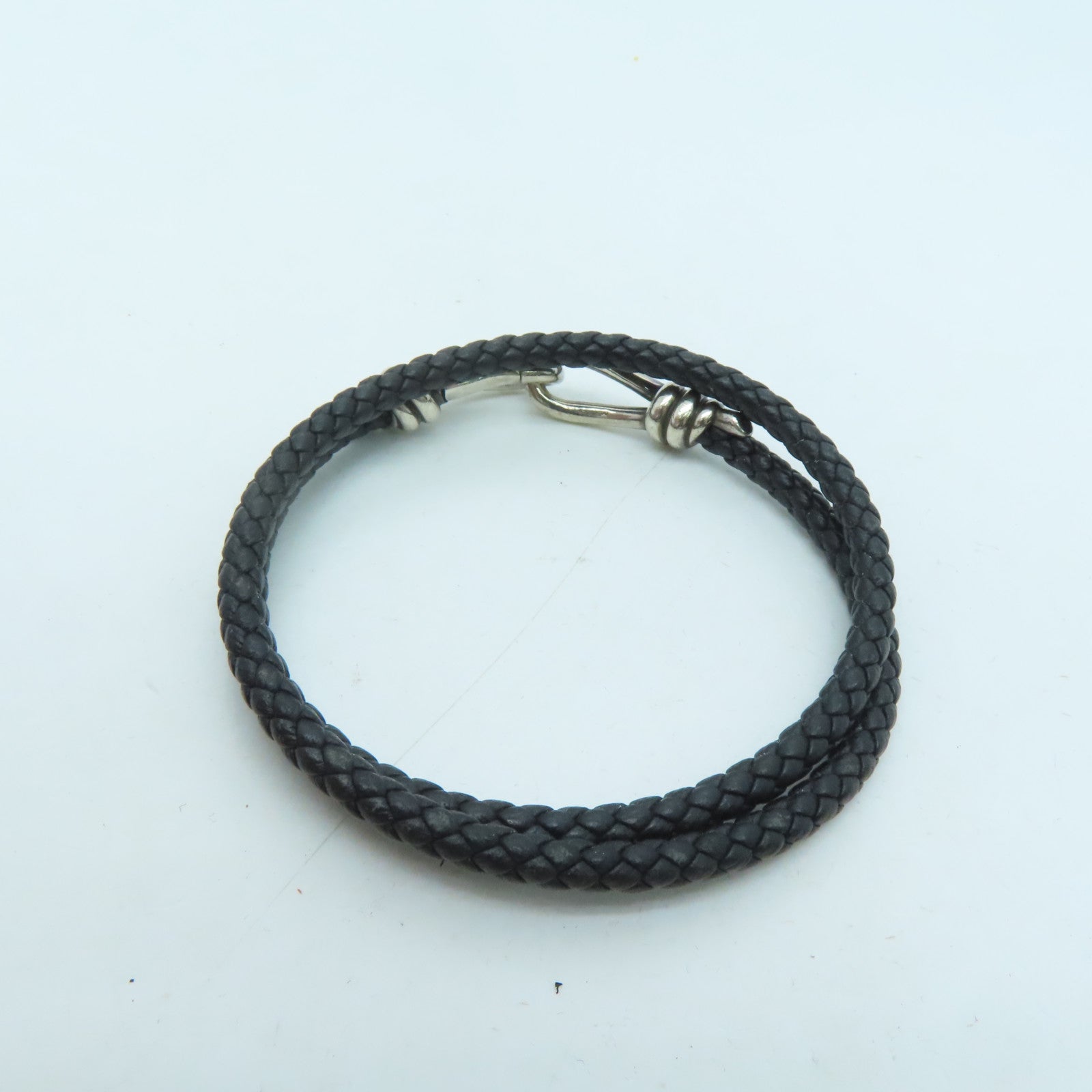 TIFFANY＆CO 牛皮皮革Bracelets手錬黑色