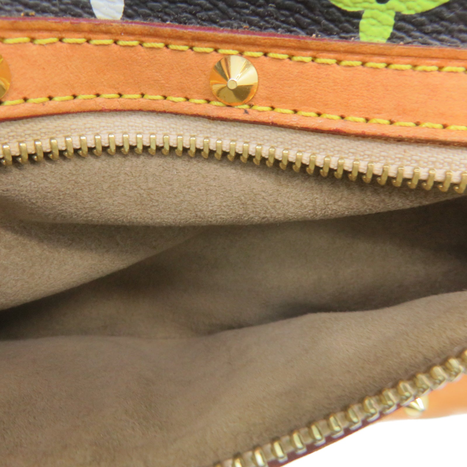LOUIS VUITTON Monogram Multicolore Alma gold buckle handle bag multicolor