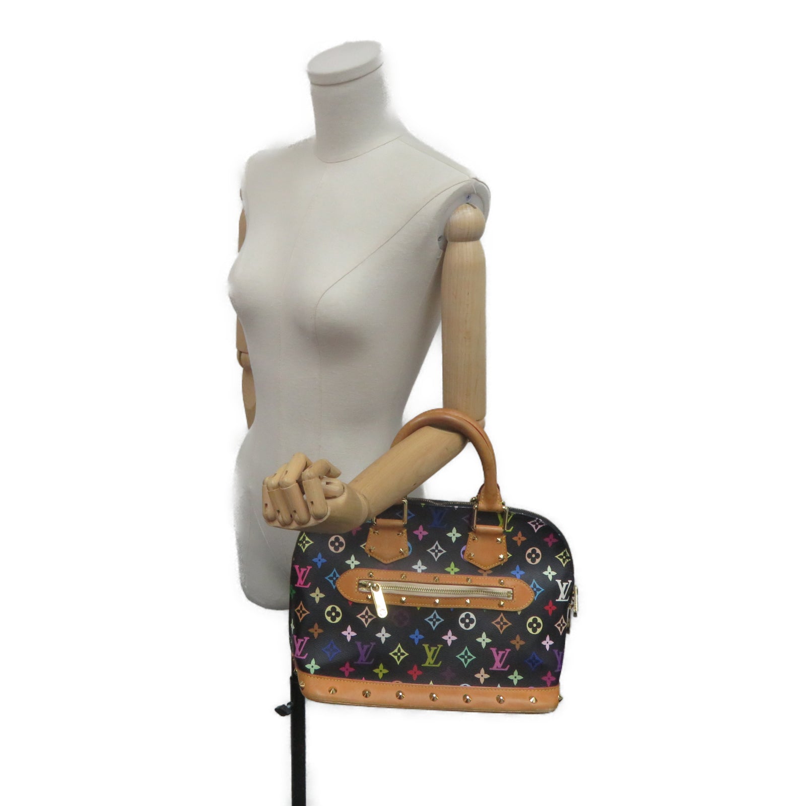 LOUIS VUITTON Monogram Multicolore Alma gold buckle handle bag multico –  Brand Off Hong Kong Online Store