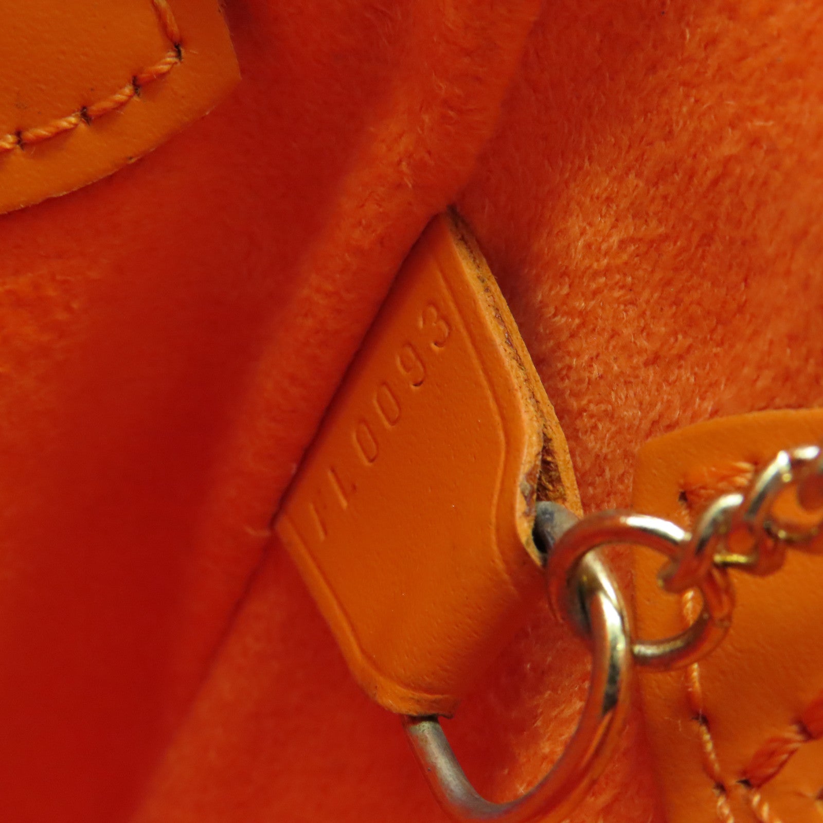 LOUIS VUITTON Epi Bucket PM Tote Bag手挽袋橙色