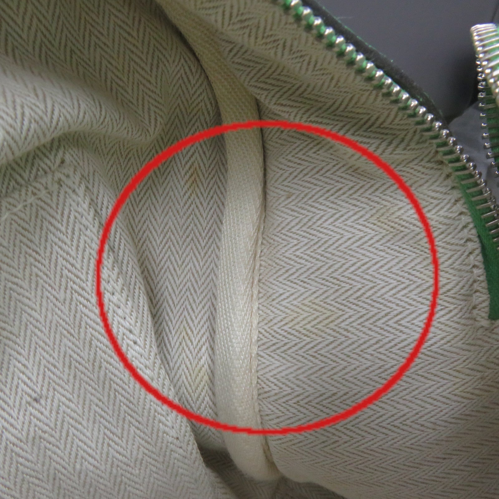 HERMES Clemence皮革Victolia銀扣手挽袋竹子綠色