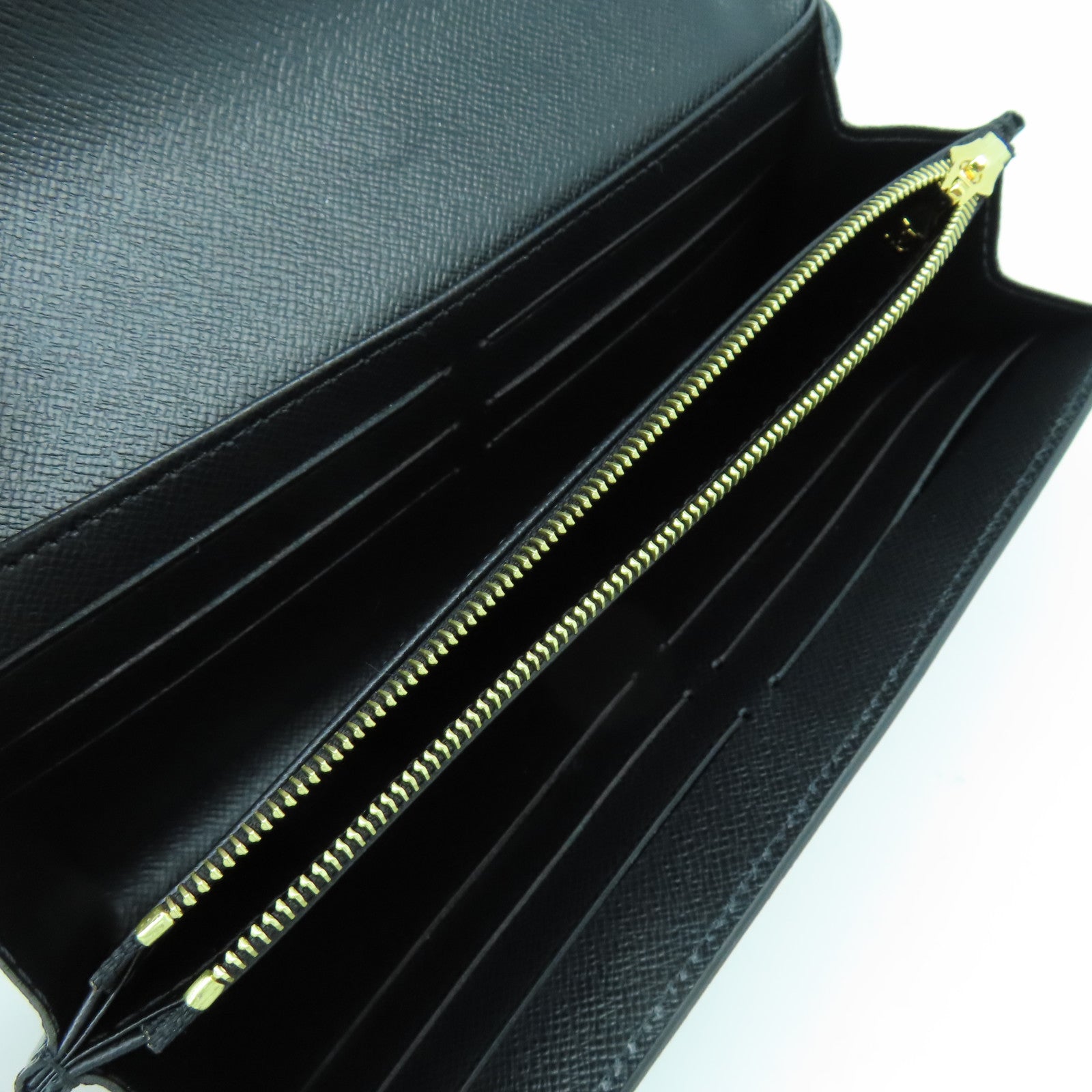 LOUIS VUITTON Epi皮革Twist Long Wallet金扣長錢包黑色