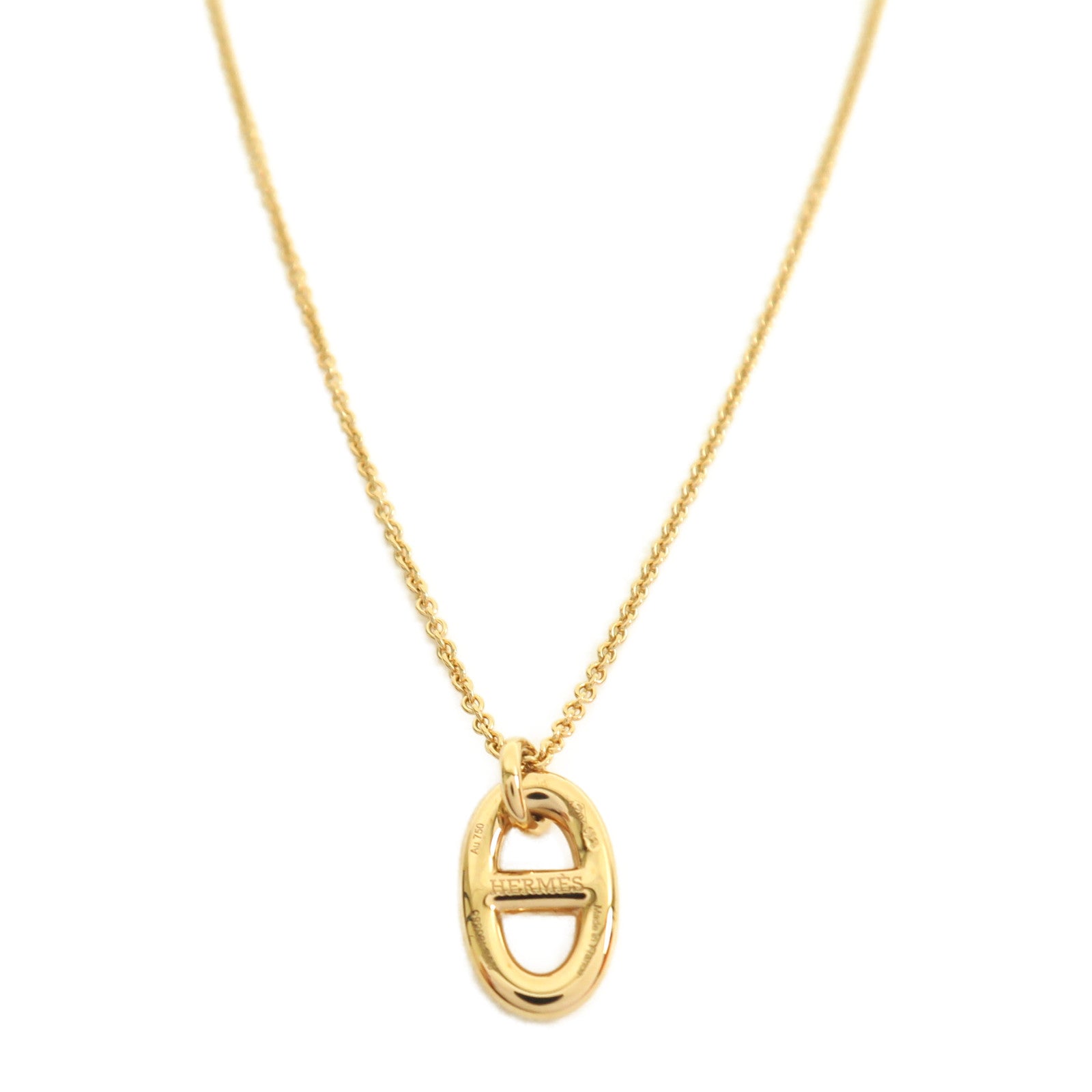 HERMES 18K玫瑰金Farandole PM項鍊