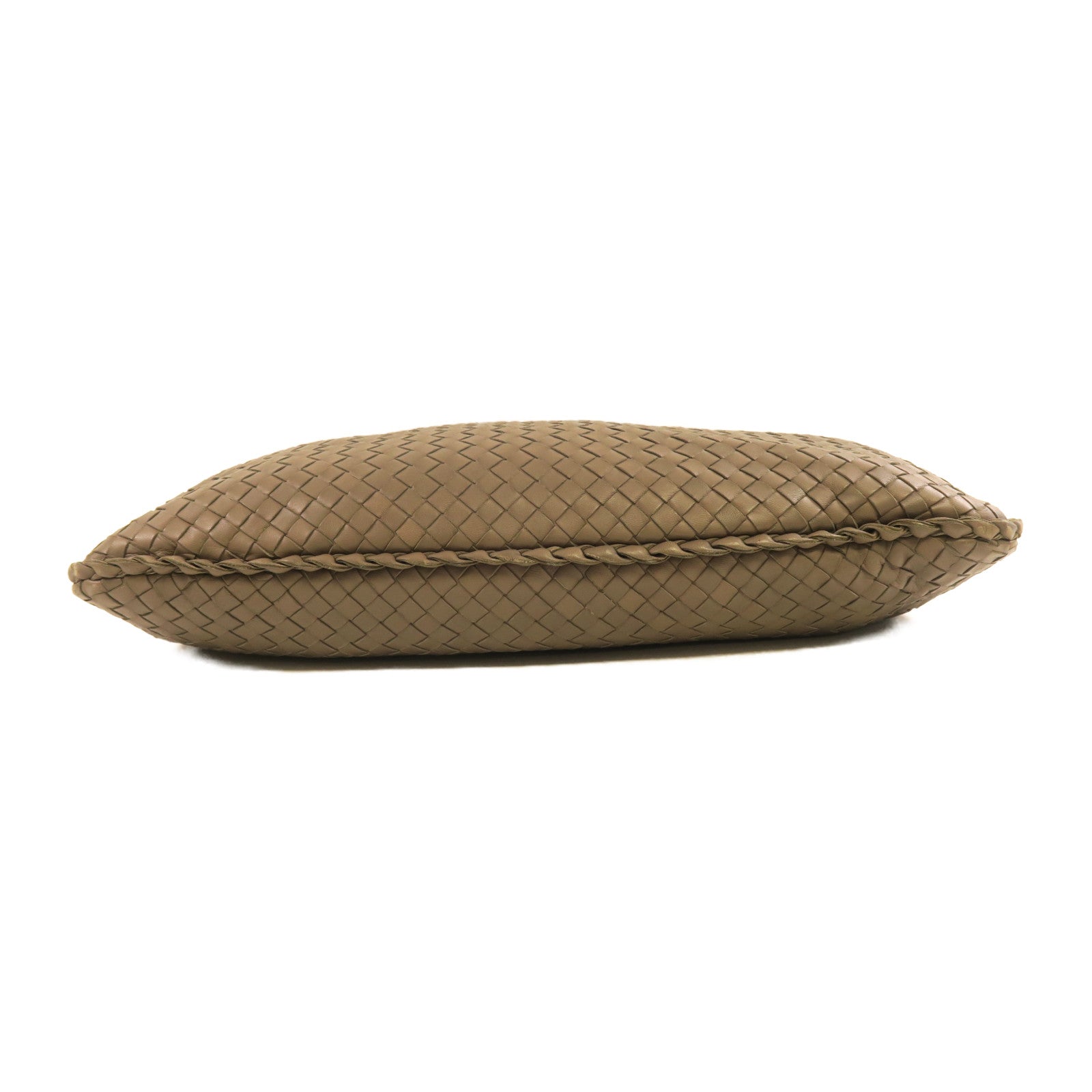 BOTTEGA VENETA 織紋羊皮皮革Shoulder Bag肩背袋啡色