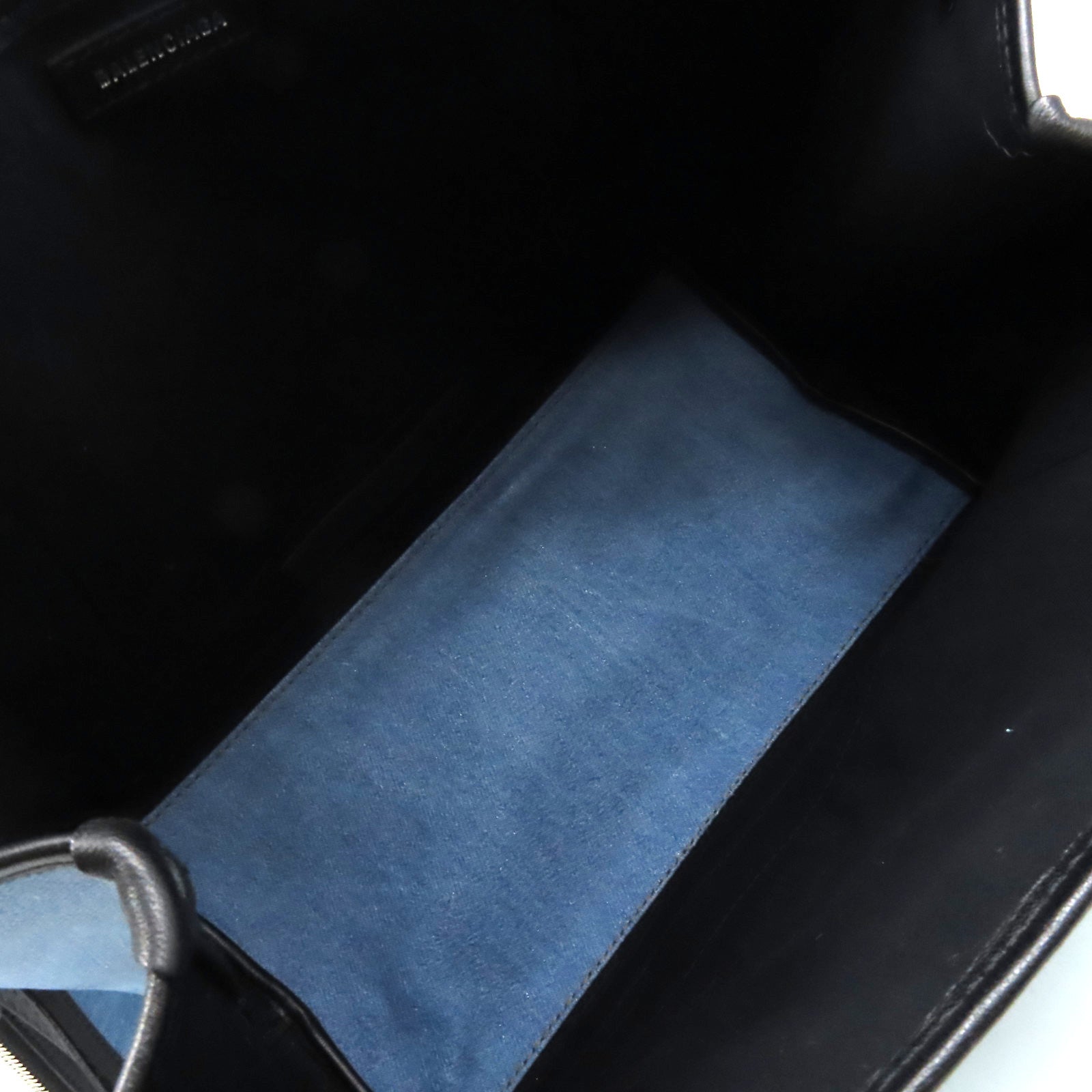 BALENCIAGA 帆布Hand Bag手挽袋藍色/黑色