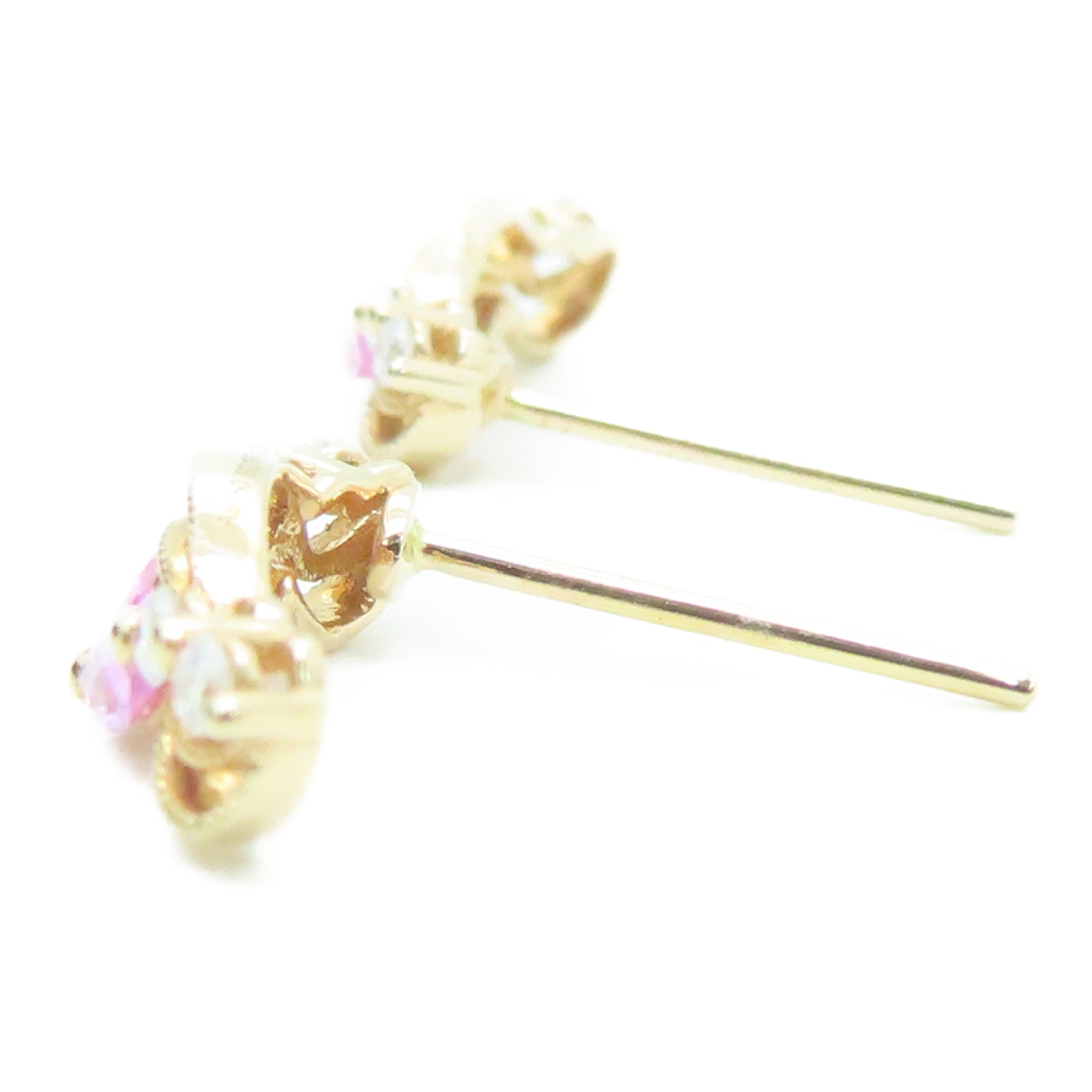 JEWELRY 18K玫瑰金Sapphire Diamond Earrings 1.6ct蓝宝石1.6ct钻石耳环