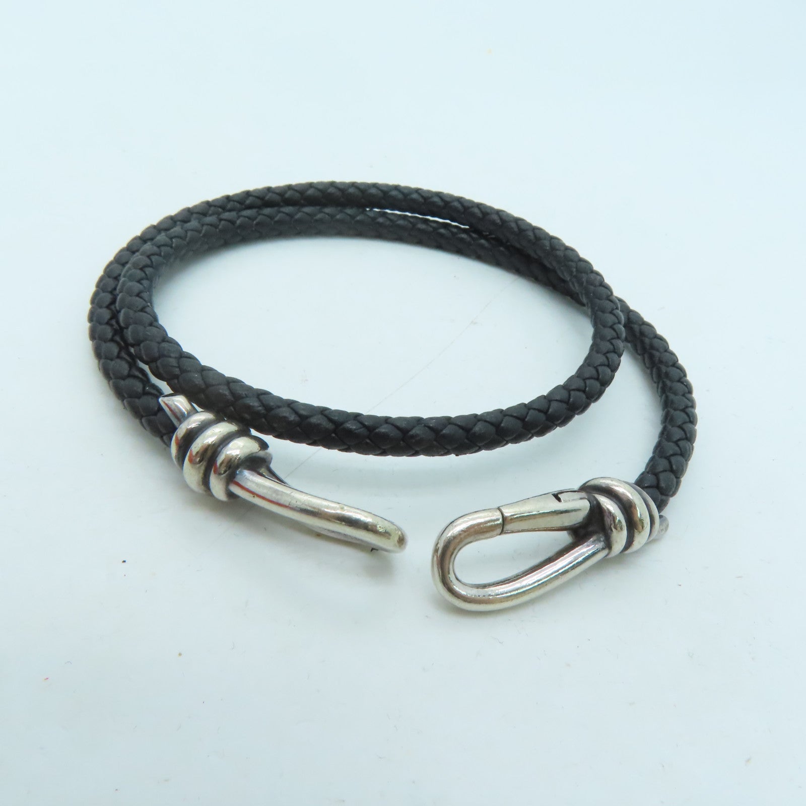TIFFANY＆CO 牛皮皮革Bracelets手錬黑色