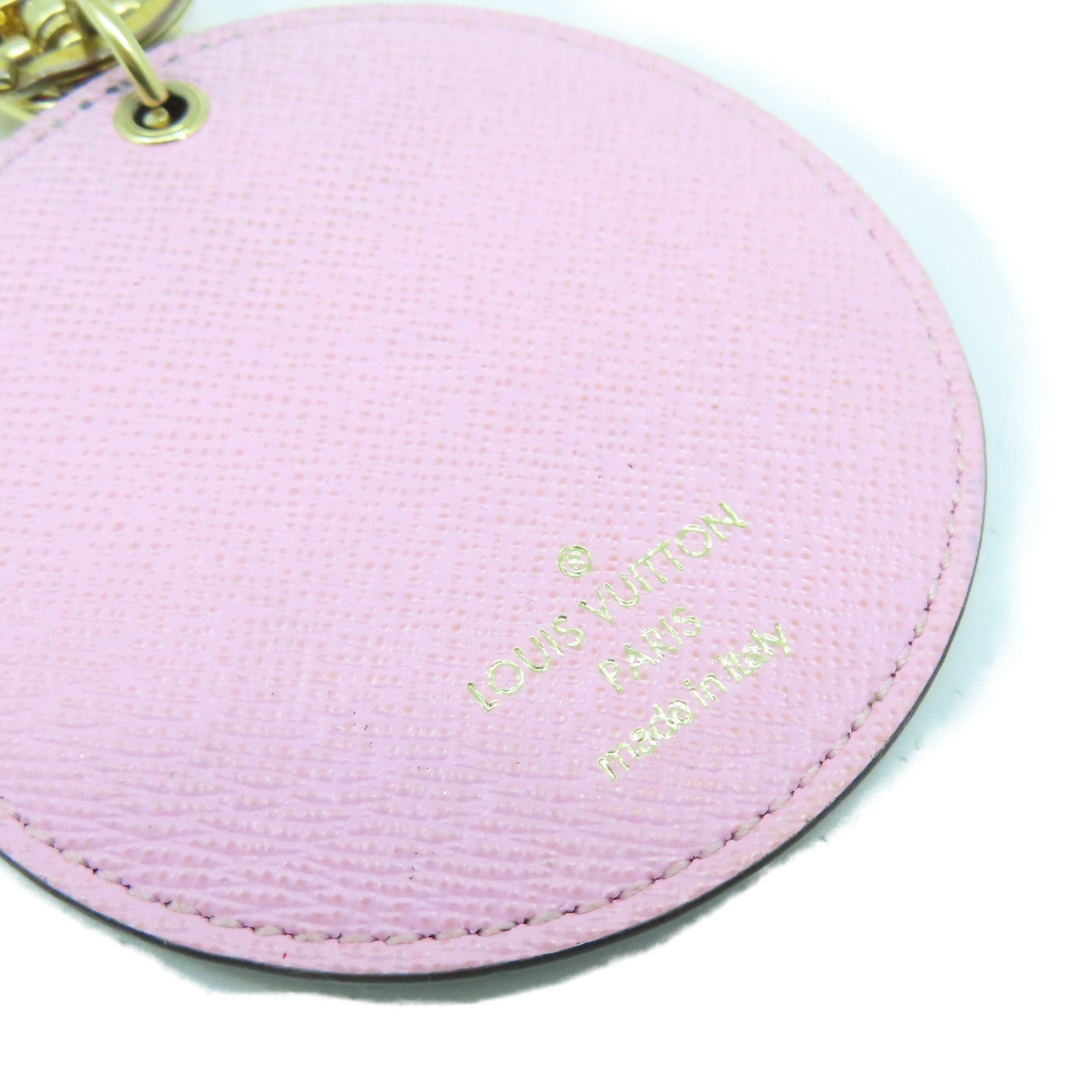 LOUIS VUITTON Monogram Key Charm金扣鎖匙扣啡色/彩色