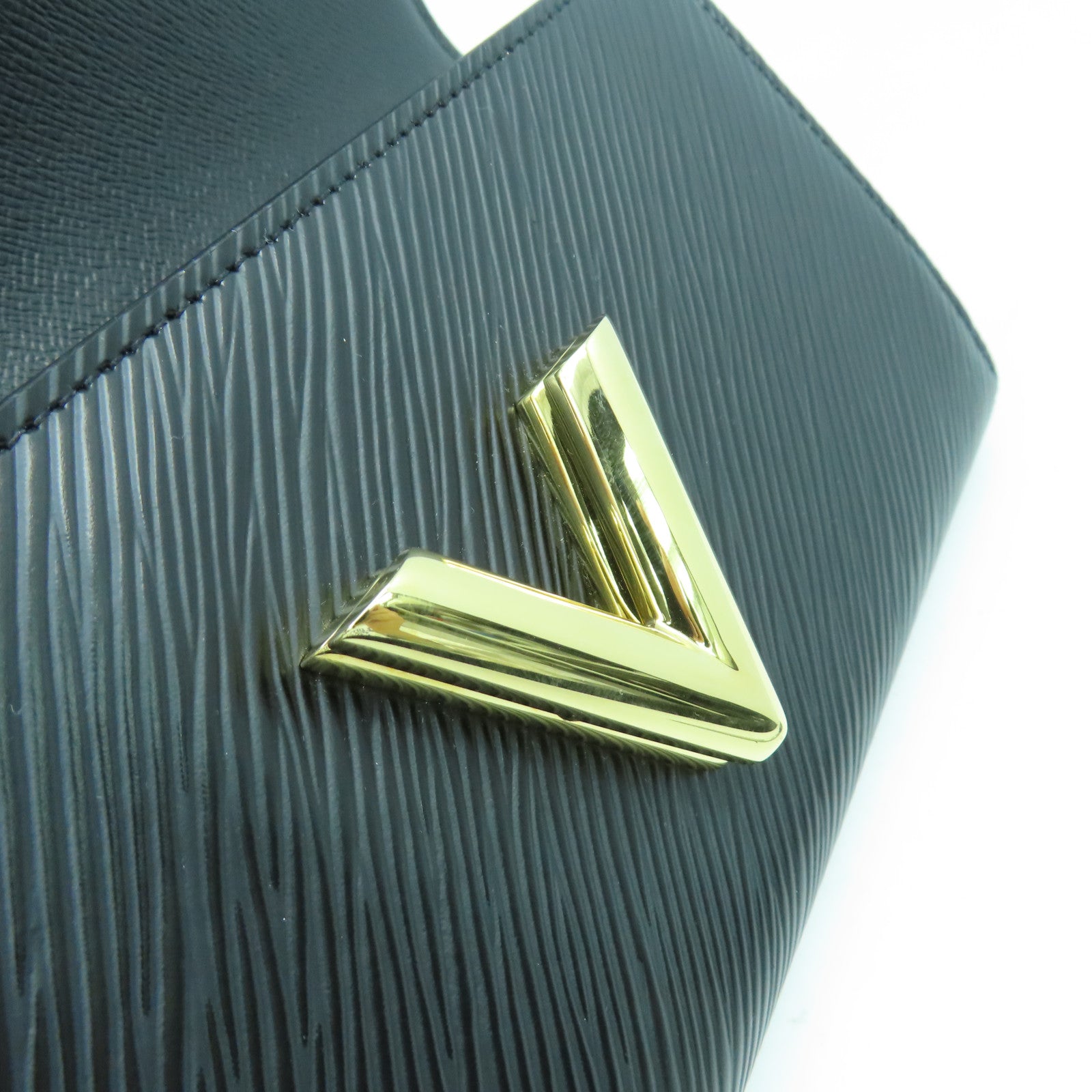 LOUIS VUITTON Epi皮革Twist Long Wallet金扣長錢包黑色