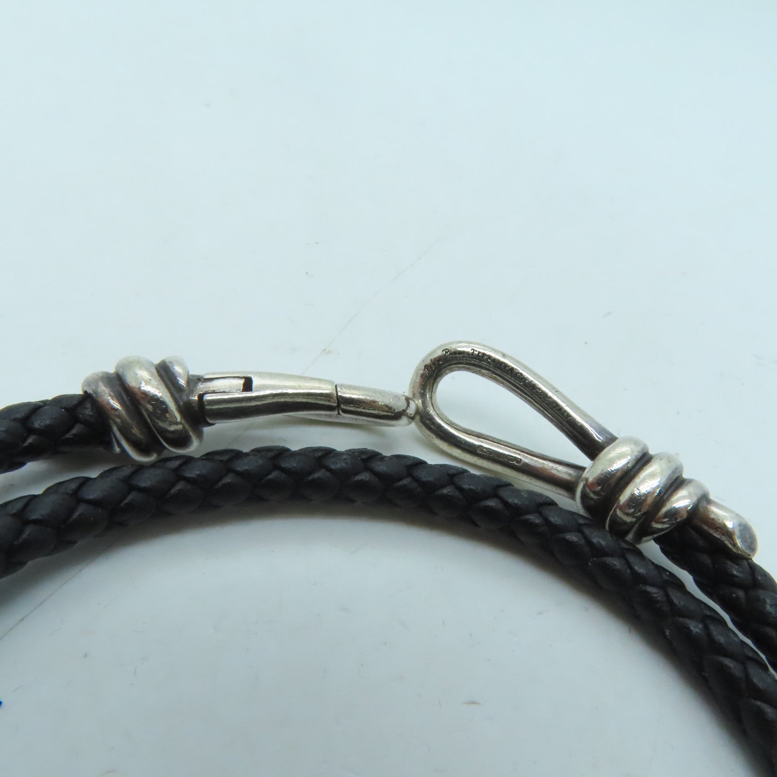 TIFFANY＆CO 牛皮皮革Bracelets手錬黑色