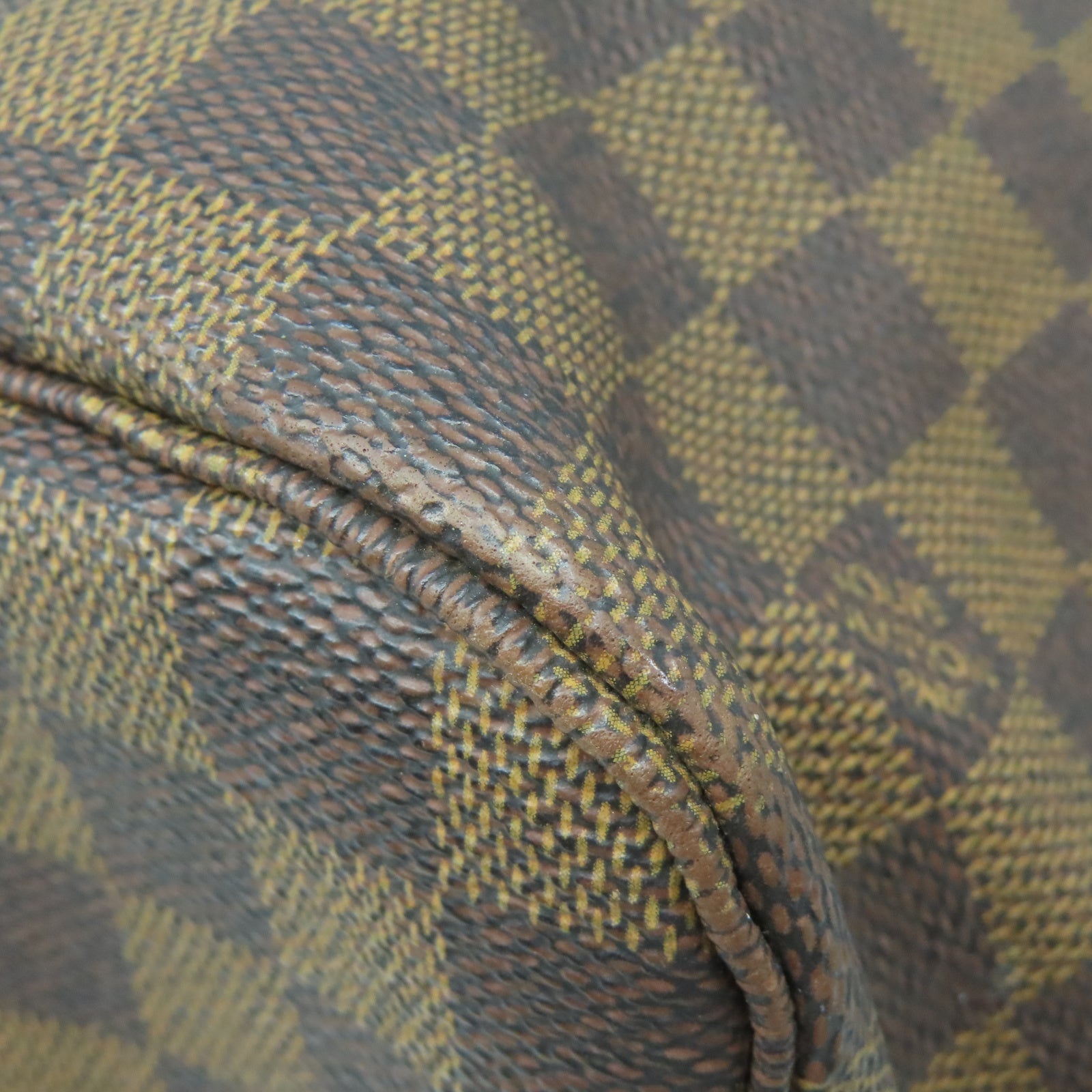 LOUIS VUITTON Damier Neverfull MM手挽袋/肩背袋啡色