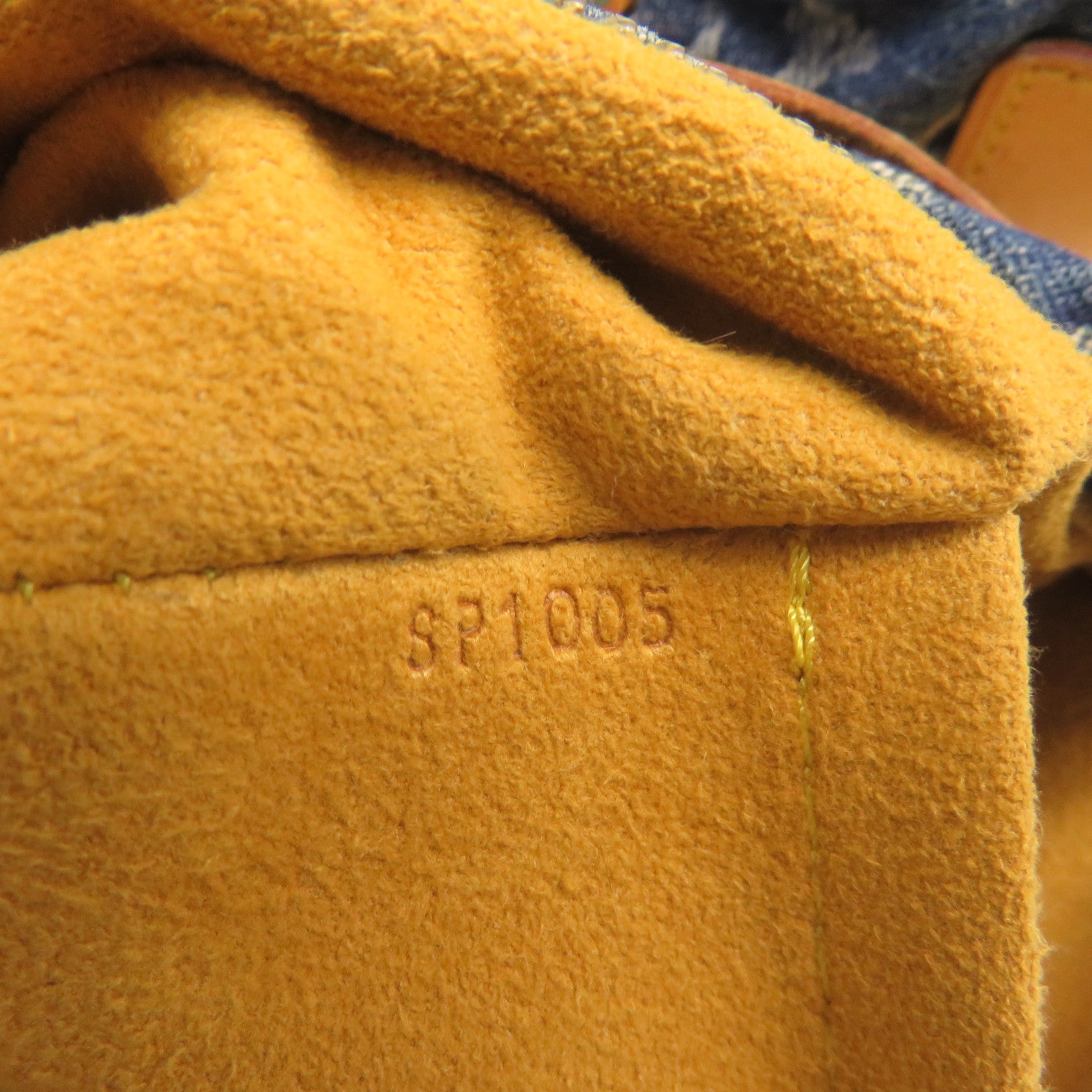 LOUIS VUITTON Monogram Denim Neo Speedy金扣手挽袋藍色