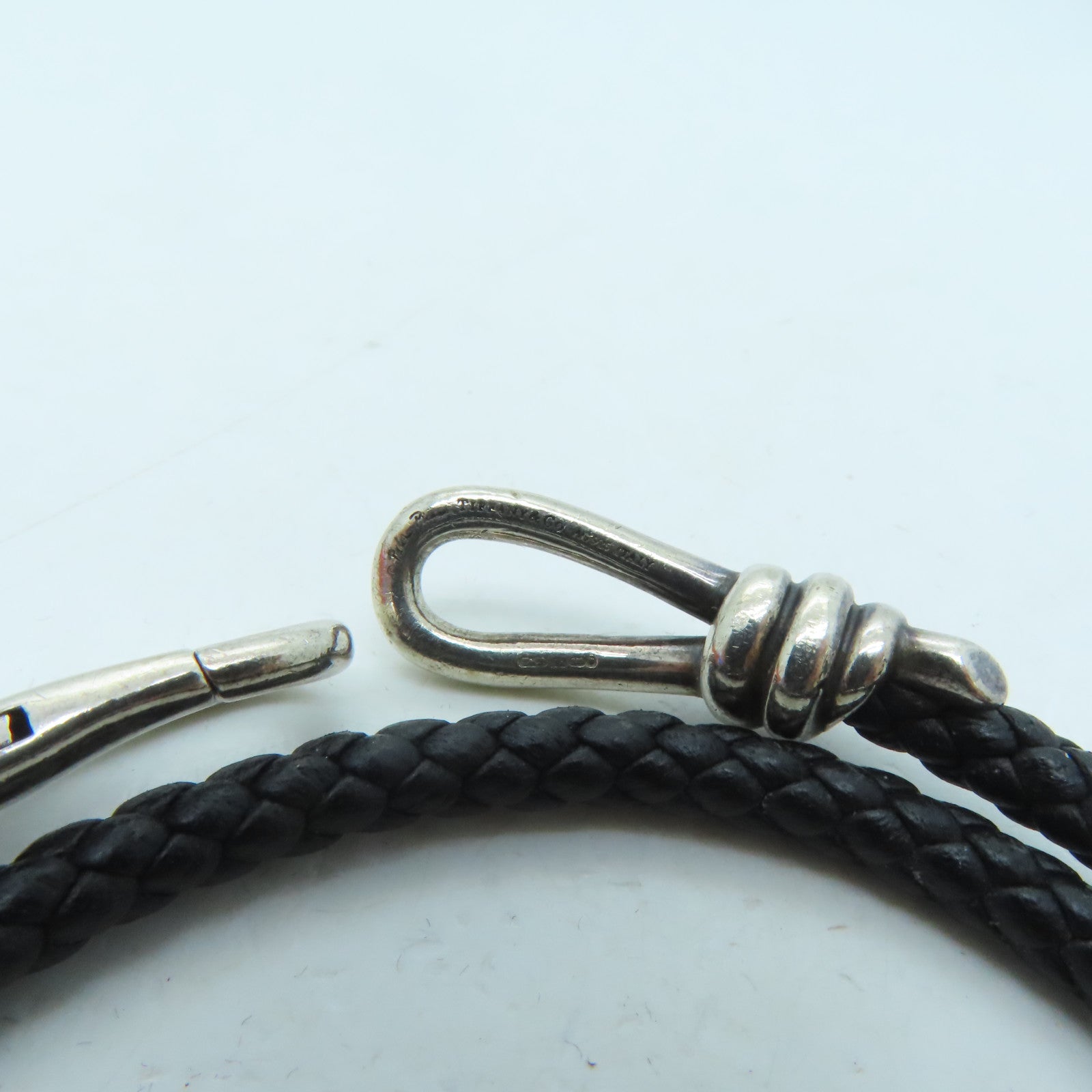 TIFFANY＆CO 牛皮皮革Bracelets手錬黑色
