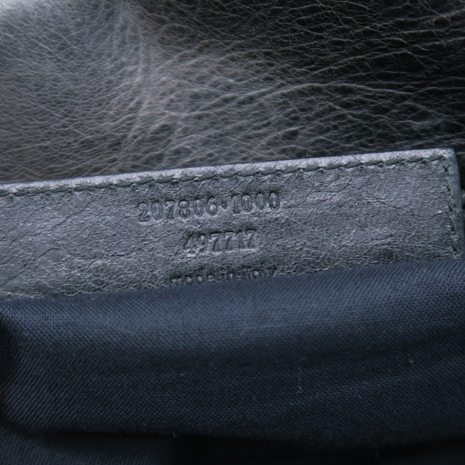 BALENCIAGA 羊皮皮革City金扣肩背袋黑色