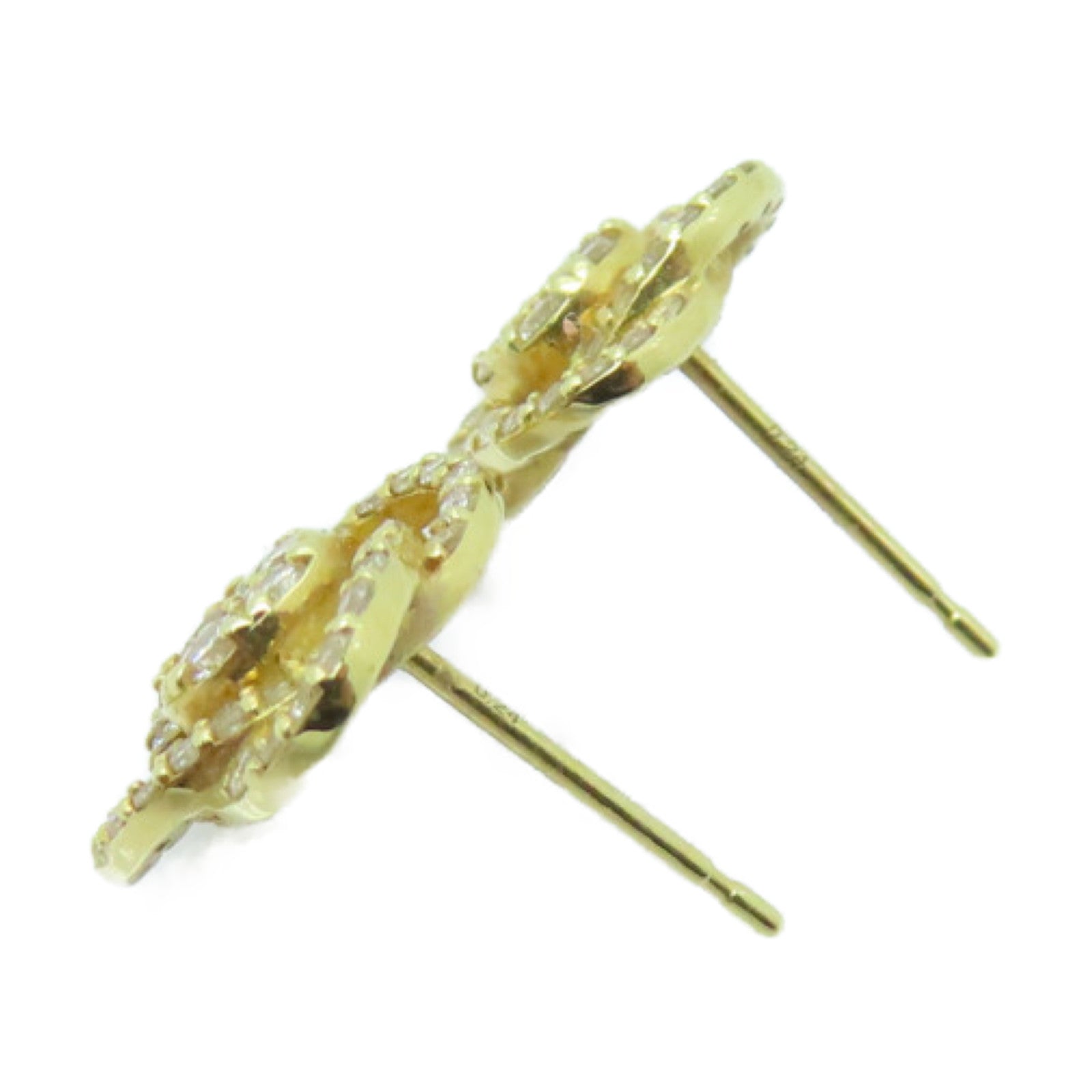 JEWELRY 18K黃金Diamond Earrings 0.48ct鑽石耳環