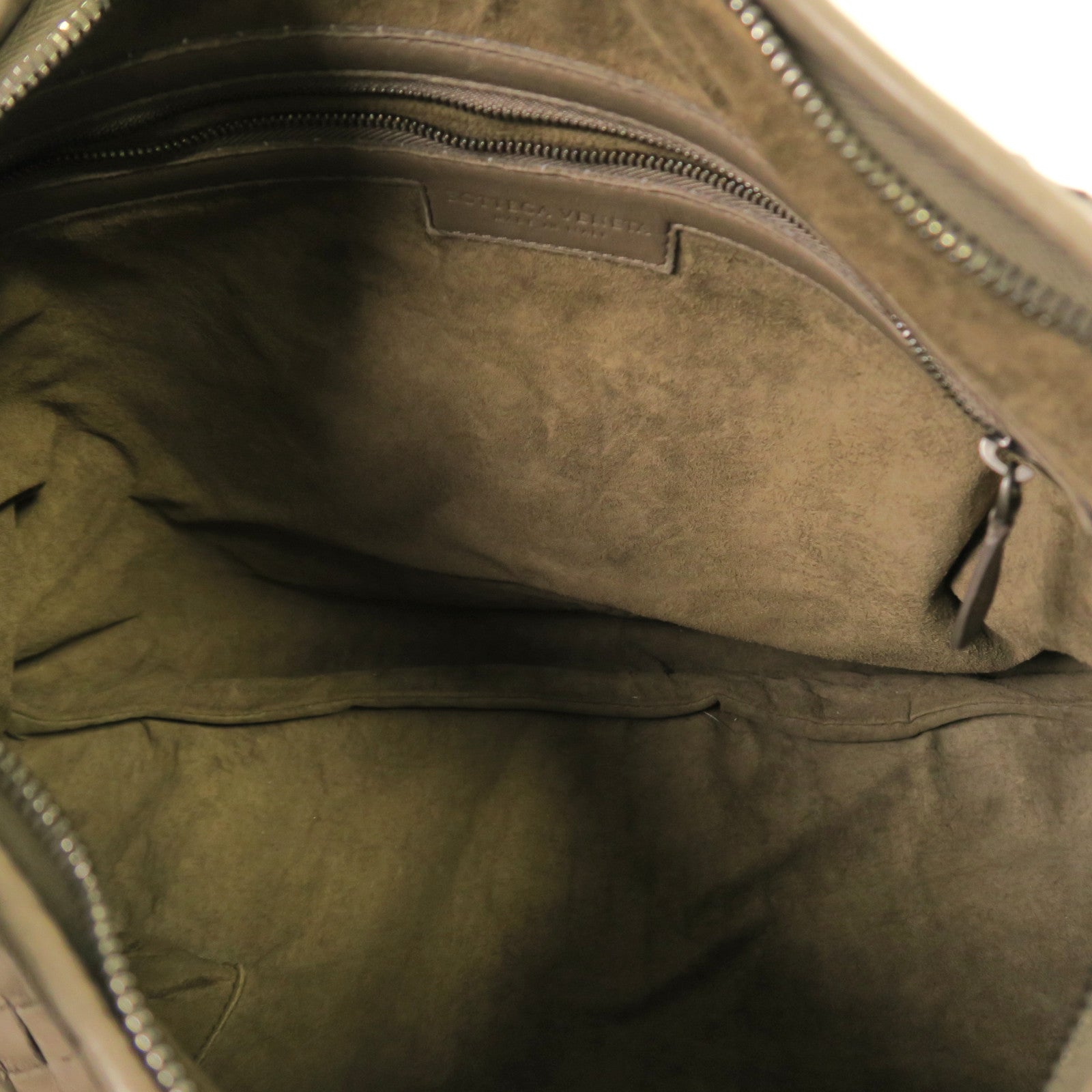 BOTTEGA VENETA 織紋羊皮皮革Shoulder Bag肩背袋啡色