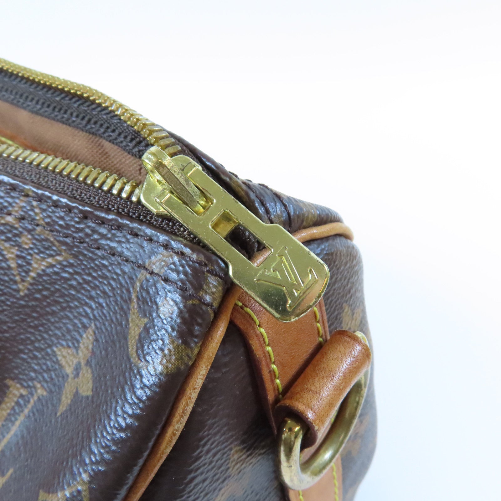 LOUIS VUITTON Monogram Speedy 25 Bandouliere金扣手挽肩背兩用袋啡色