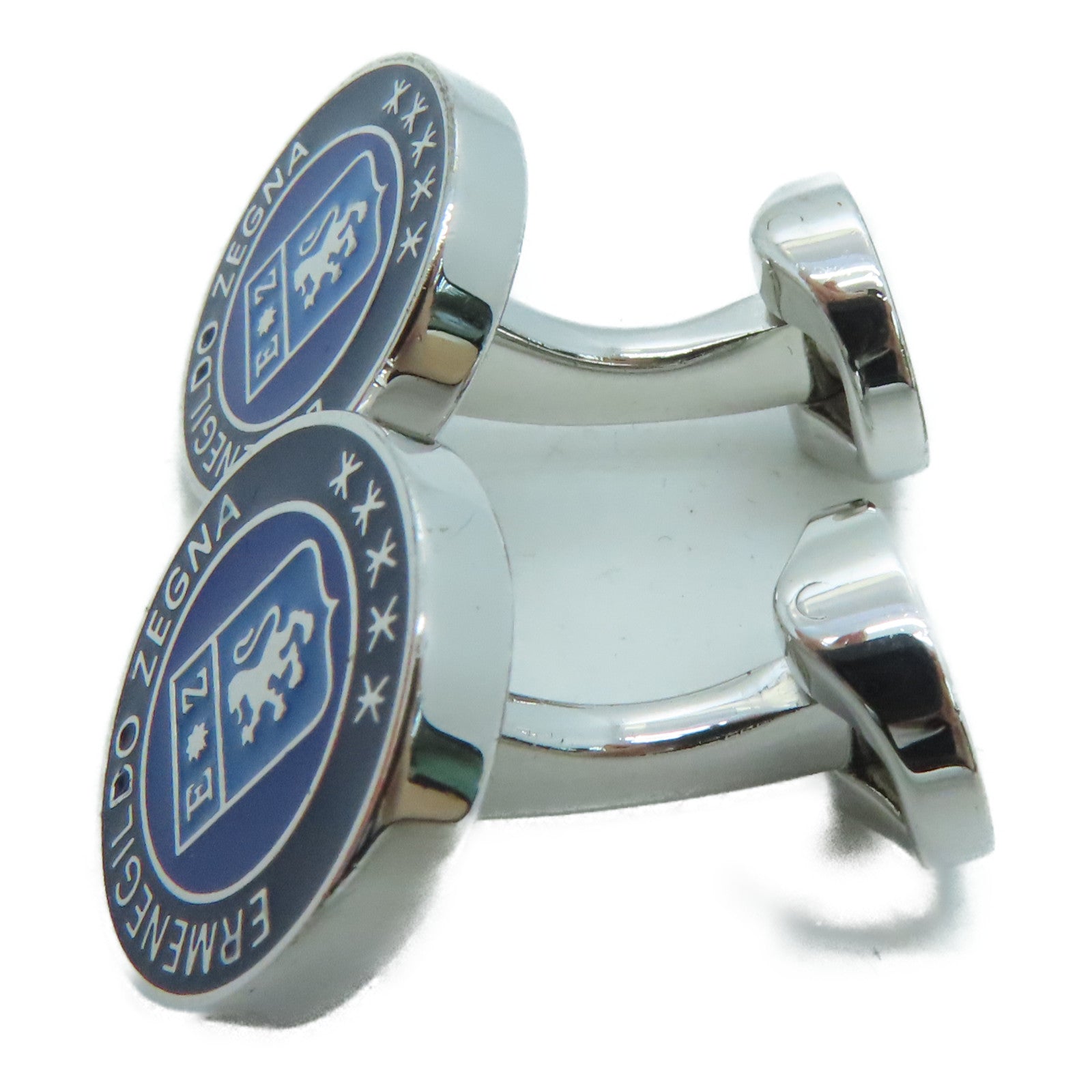 SELECTION 金属Cuff Links银色/蓝色
