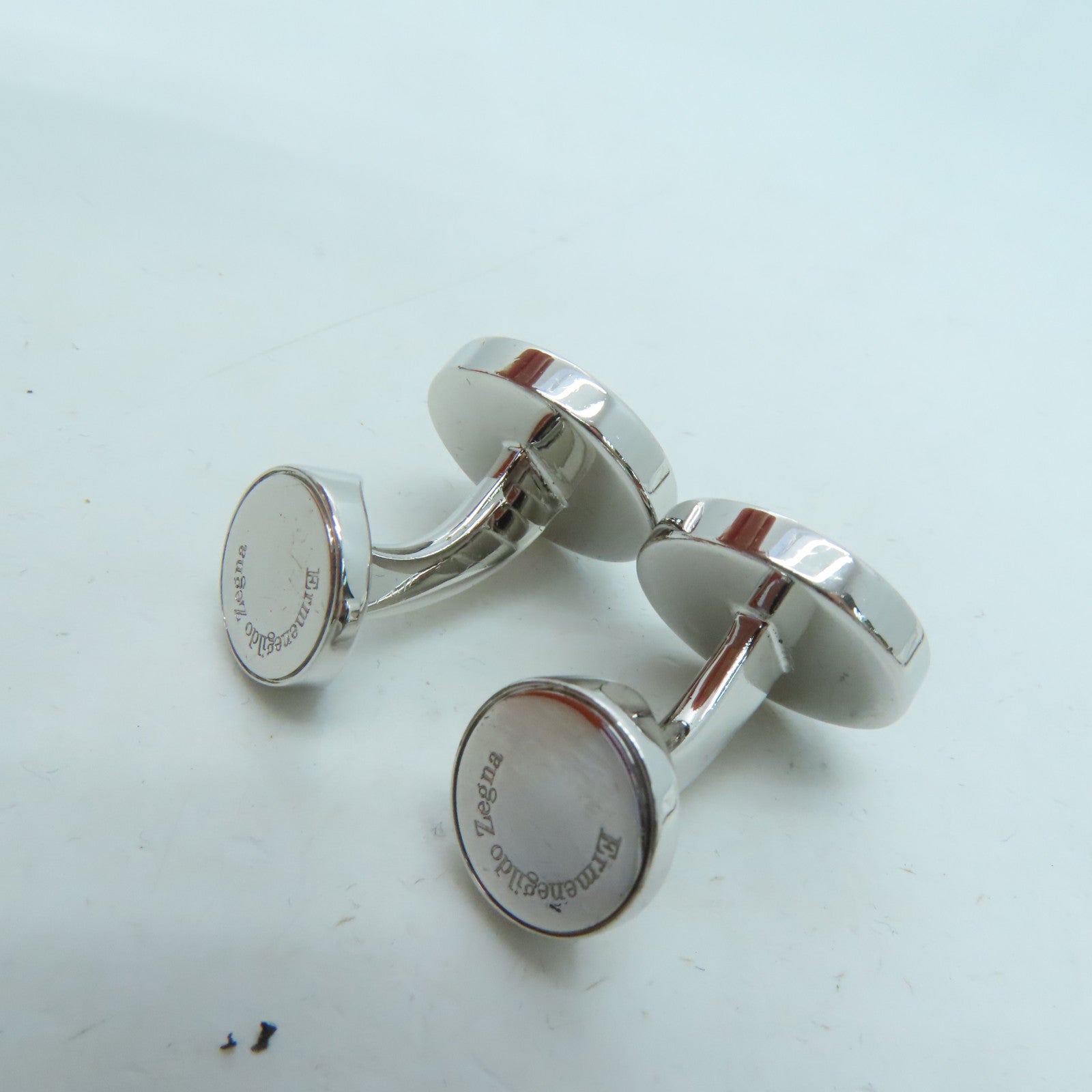 SELECTION 金属Cuff Links银色/蓝色