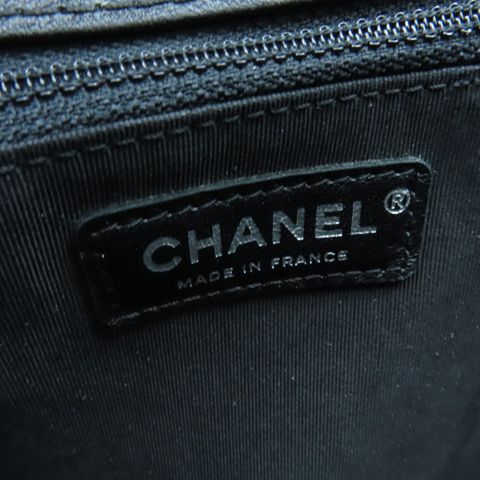 CHANEL 菱格牛皮皮革Shoulder Bag銀扣手挽肩背兩用袋黑色