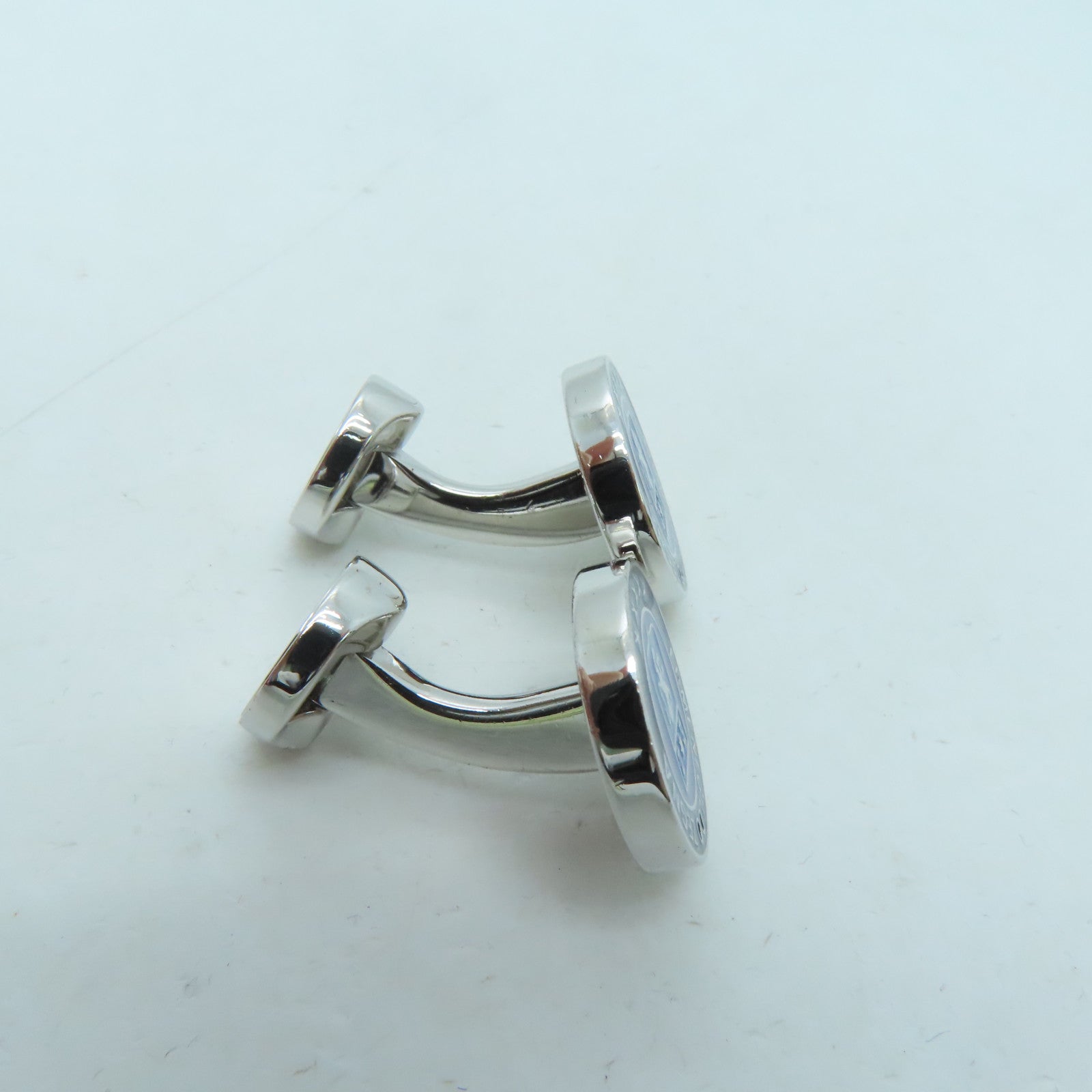 SELECTION 金属Cuff Links银色/蓝色