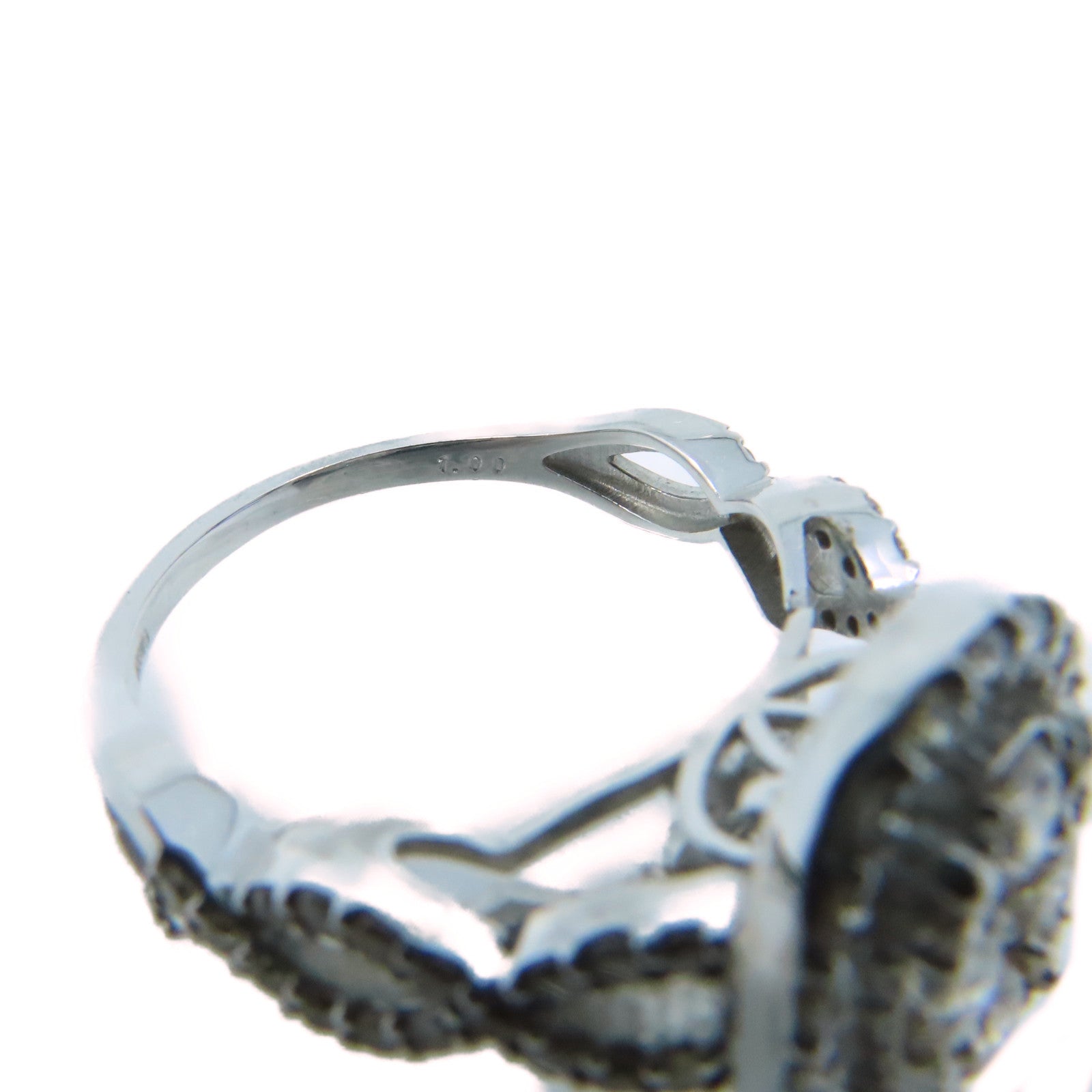 JEWELRY 18K白金/1.30ct鑽石Diamond Double Ring戒指US#6/US#6.25