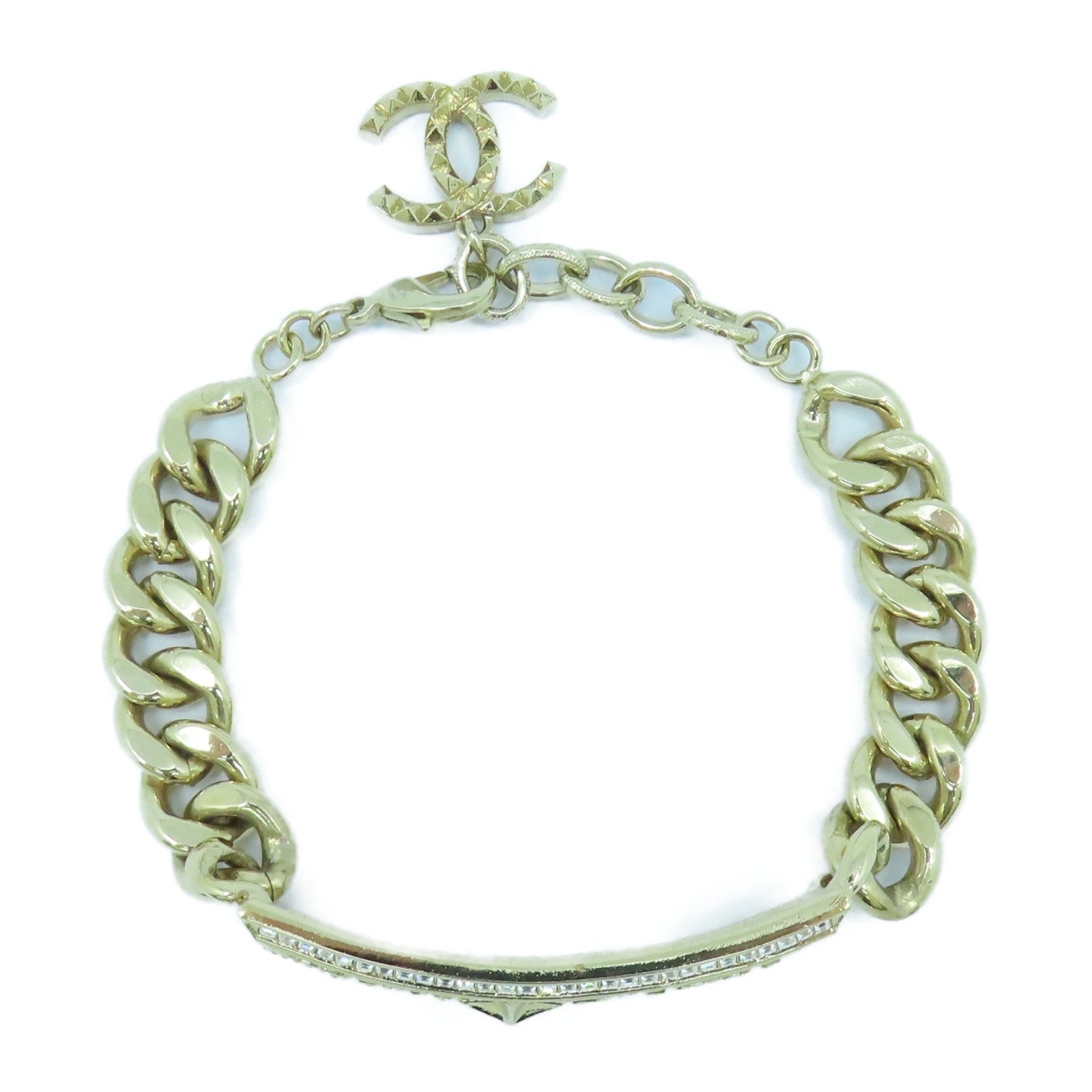 CHANEL 金屬Bracelet手鏈金色