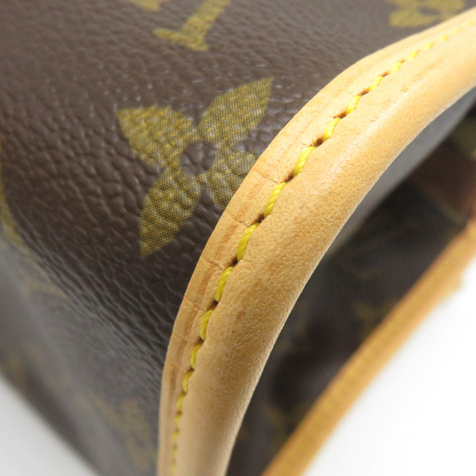 LOUIS VUITTON Monogram Popincourt金扣手挽袋啡色