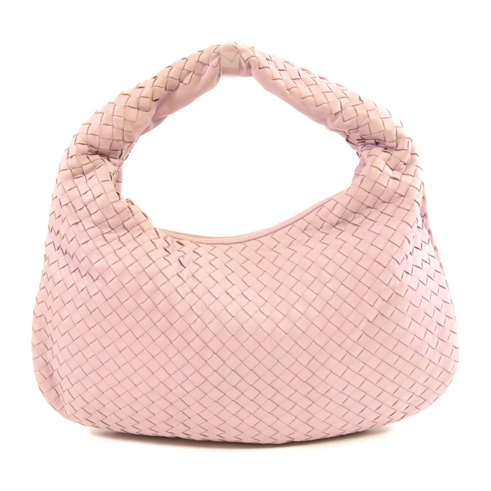 BOTTEGA VENETA 織紋羊皮皮革Shoulder Bag肩背袋紫色