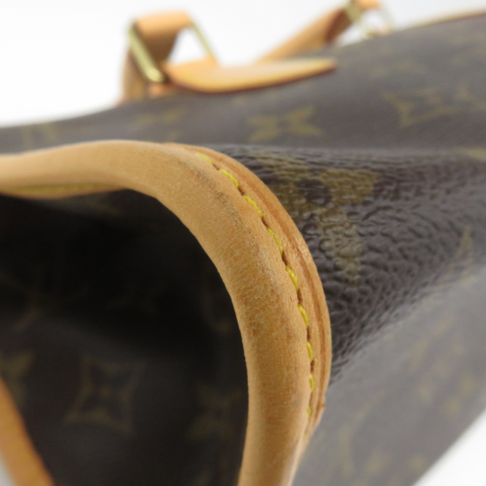 LOUIS VUITTON Monogram Popincourt金扣手挽袋啡色