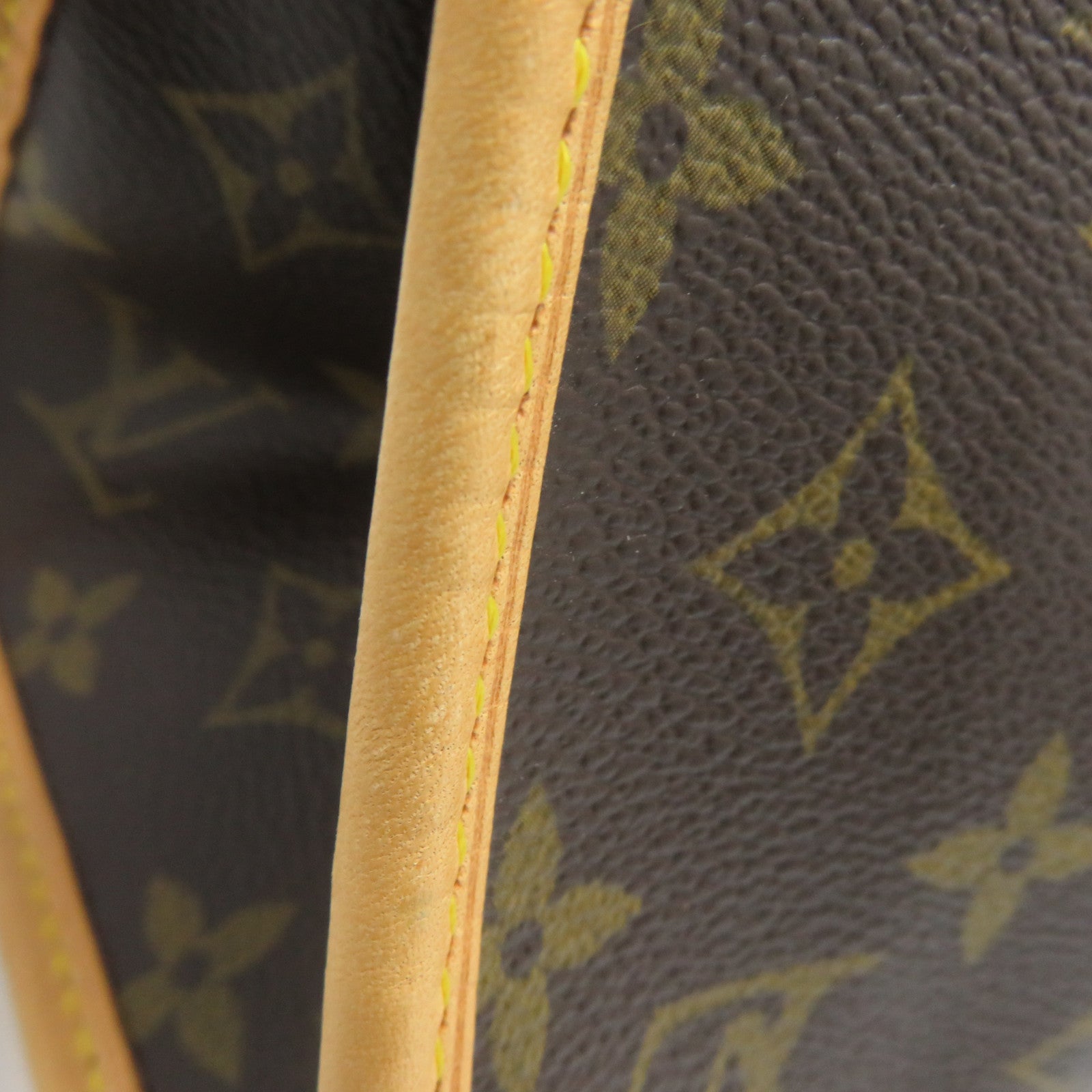 LOUIS VUITTON Monogram Popincourt金扣手挽袋啡色
