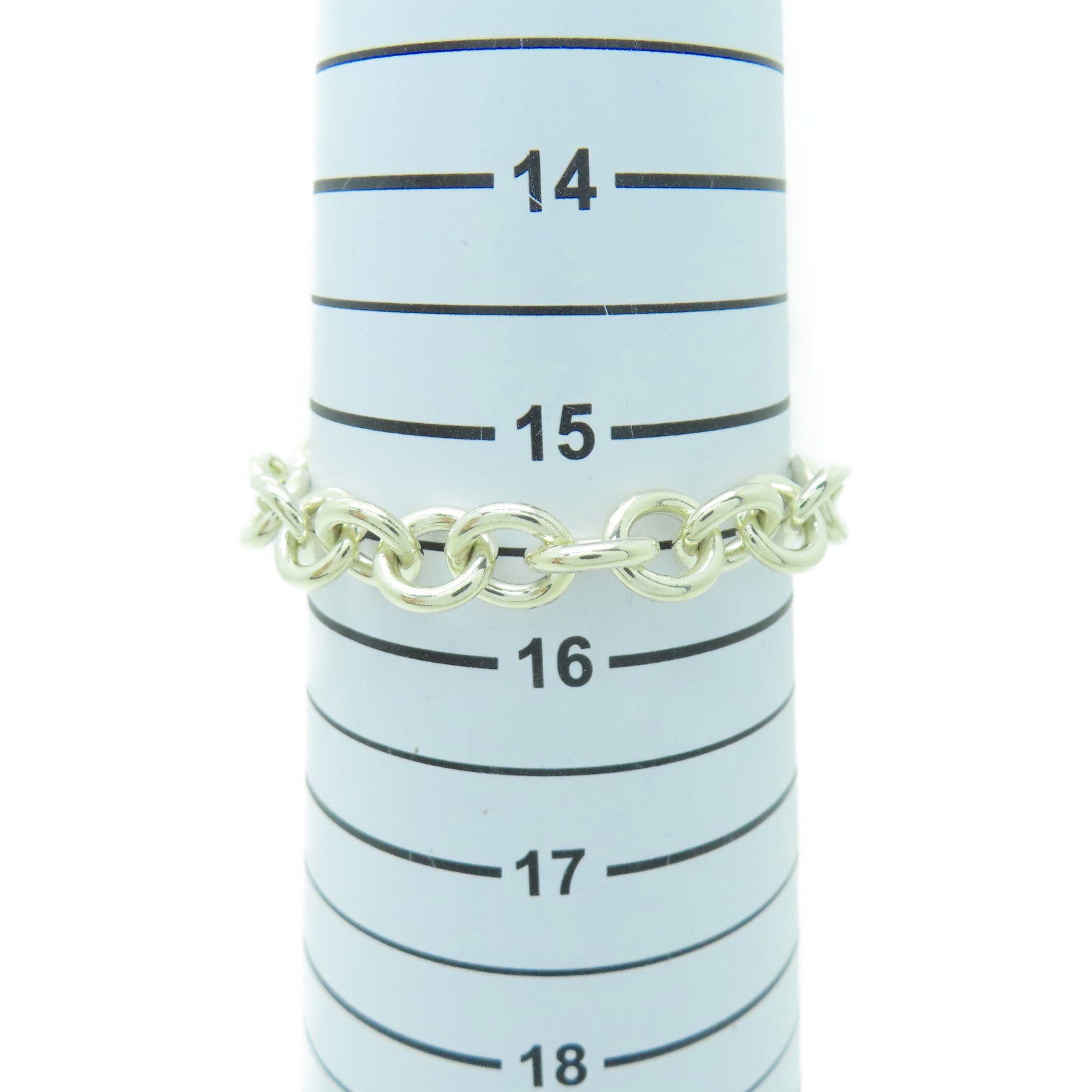 TIFFANY＆CO 925純銀Heart Tag Toggle手鏈銀色
