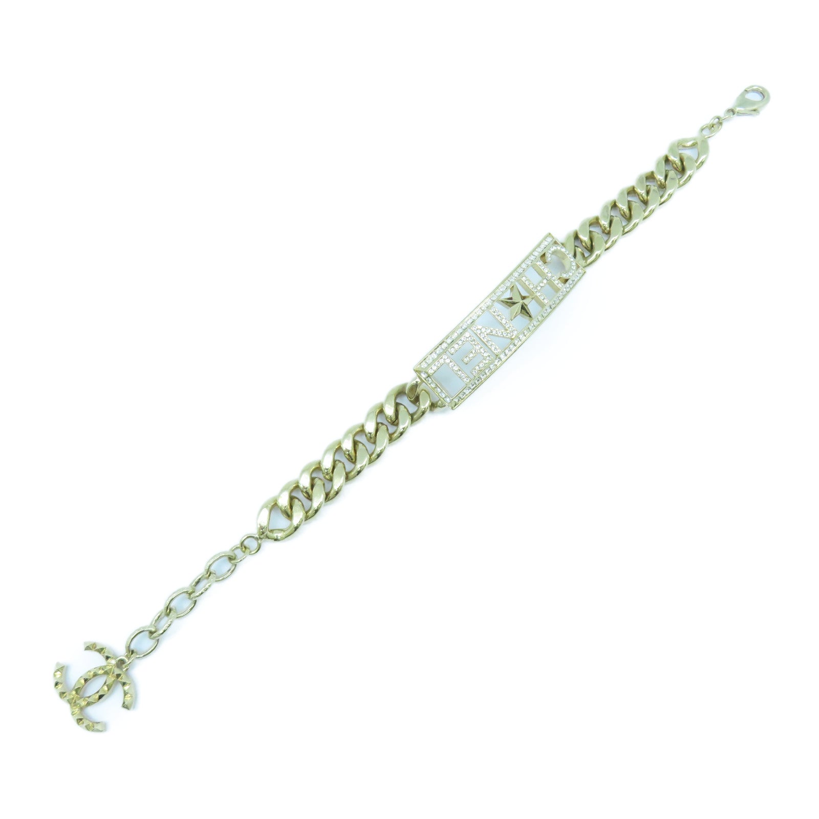 CHANEL 金屬Bracelet手鏈金色