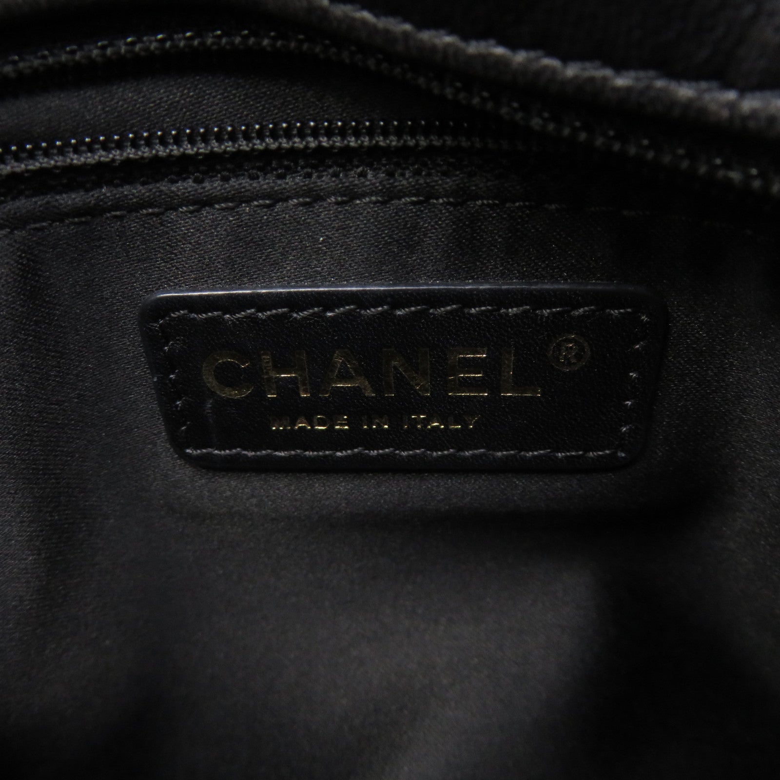 CHANEL rhombic sheepskin leather Chain Shoulder Bag gold buckle chain shoulder bag black