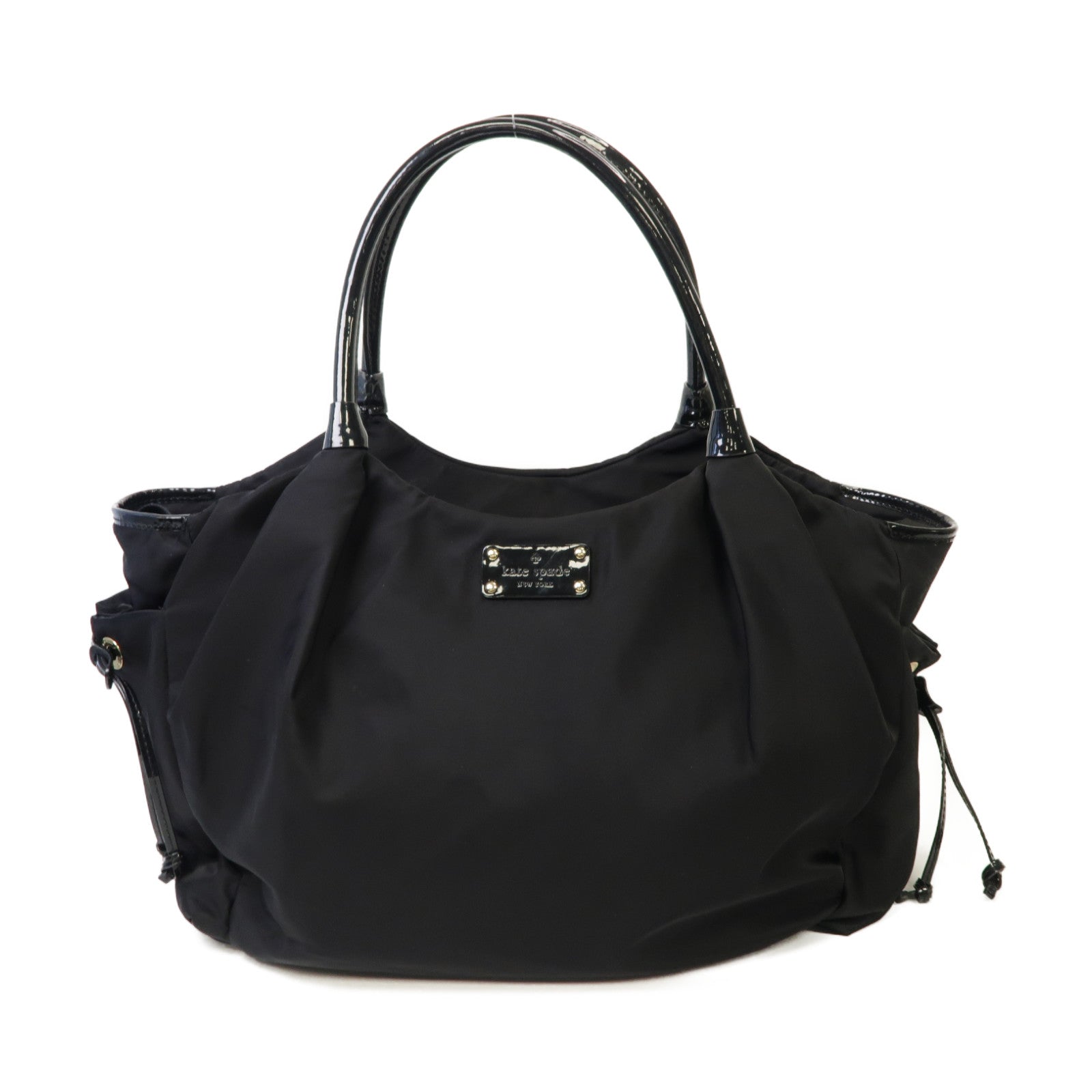Kate Spade 尼龍Tote Bag金扣手挽袋黒色