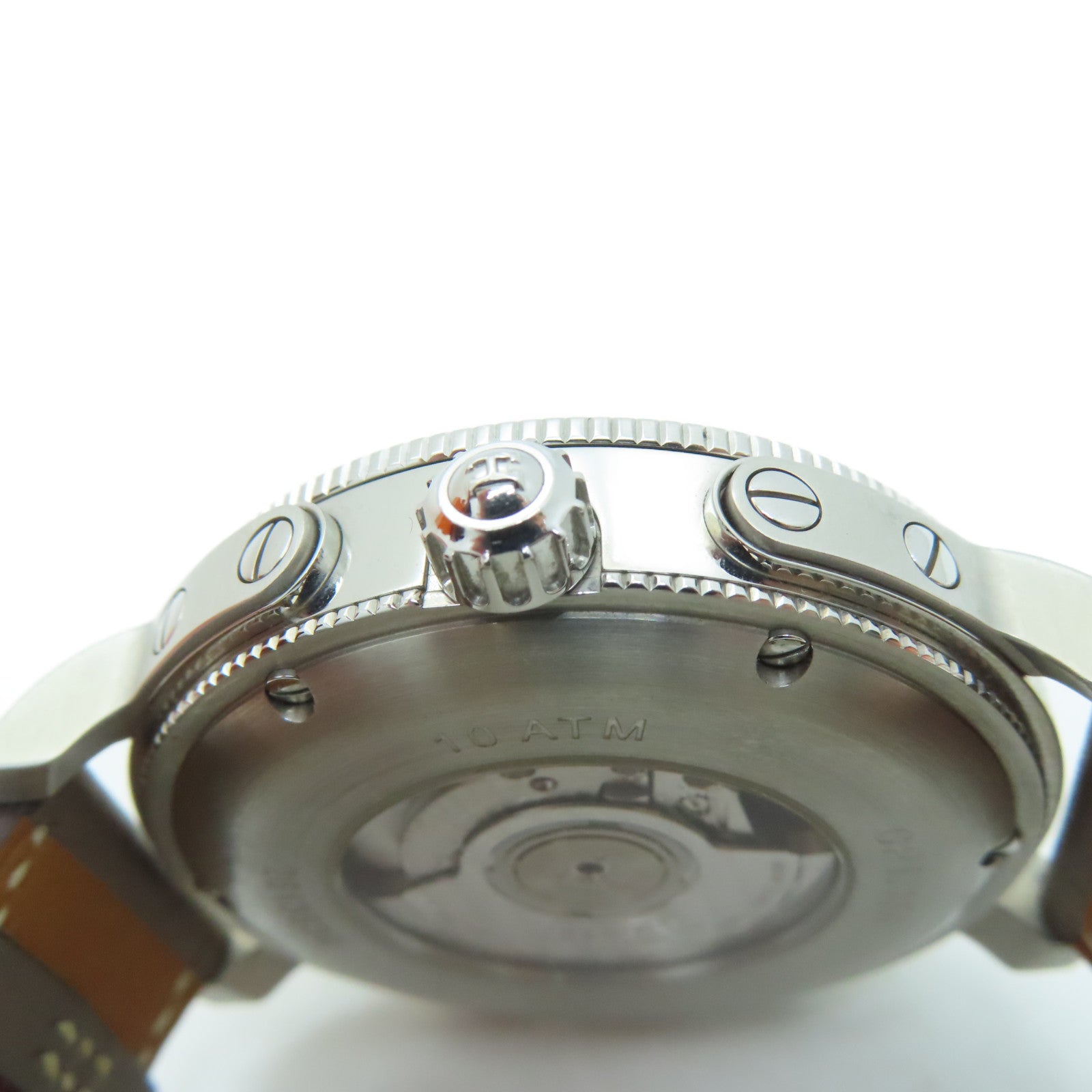 HERMES Clipper Spor Watch43mm不锈钢皮带手表自动机芯啡色
