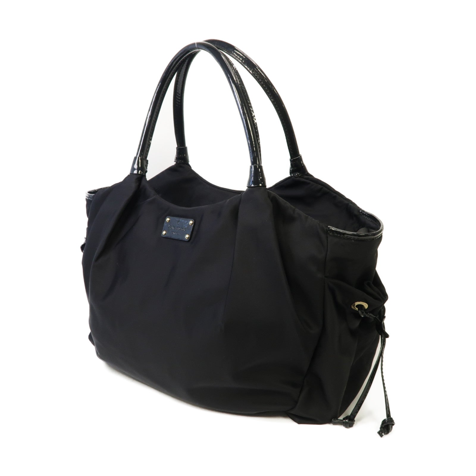 Kate Spade 尼龍Tote Bag金扣手挽袋黒色