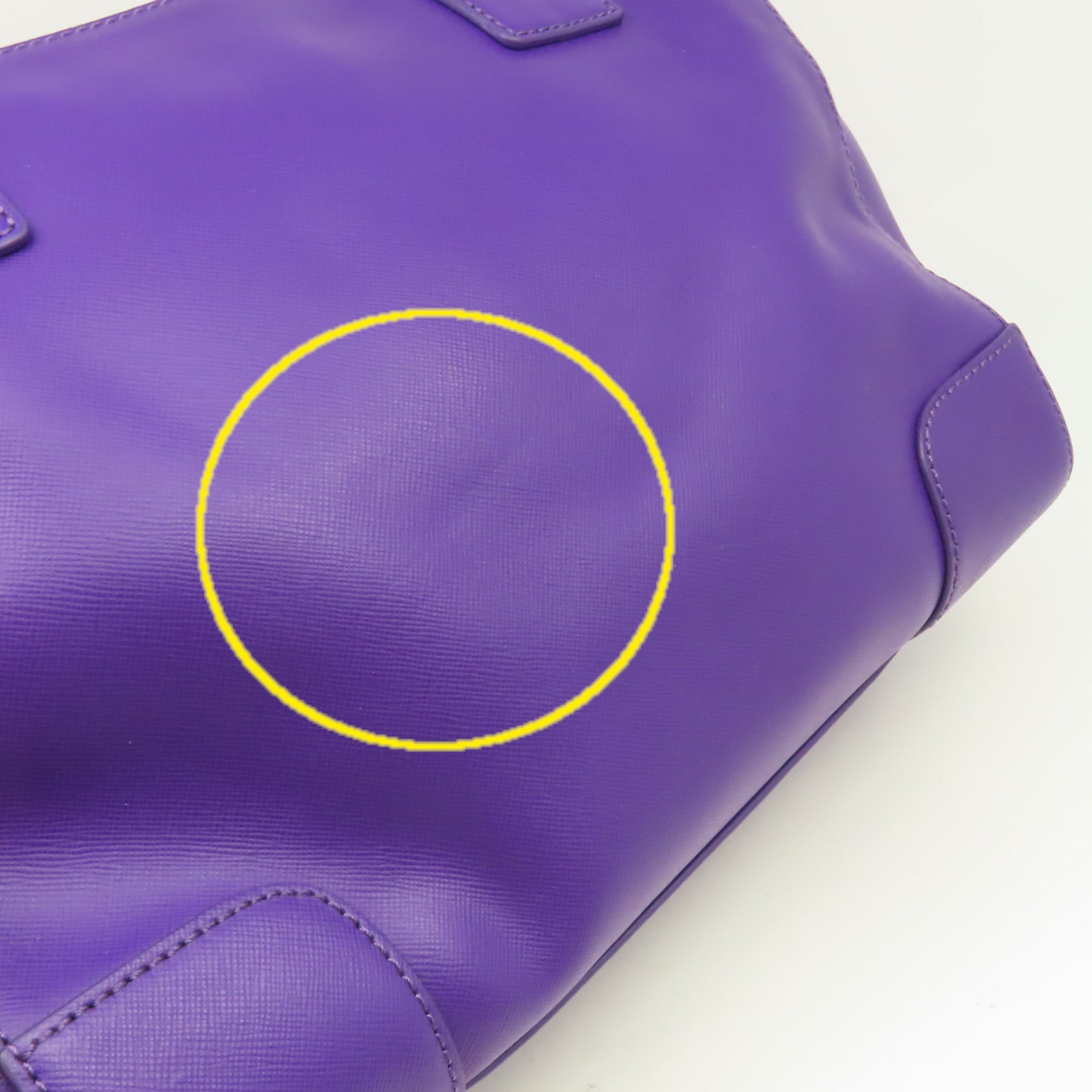 Tory Burch 牛皮皮革2Way Shoulder Bag金扣手挽肩背兩用袋紫色