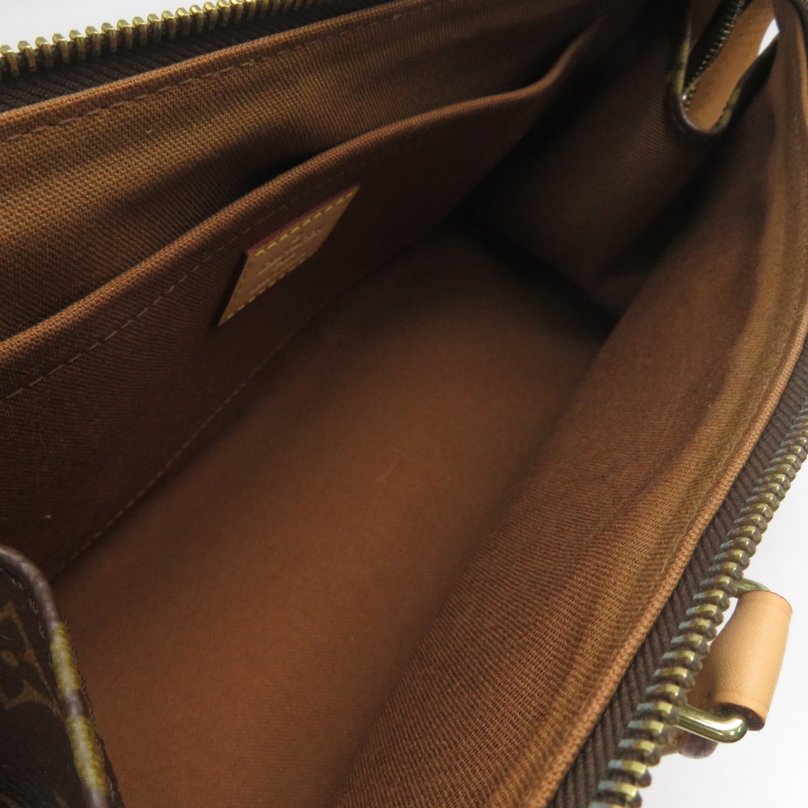 LOUIS VUITTON Monogram Popincourt金扣手挽袋啡色