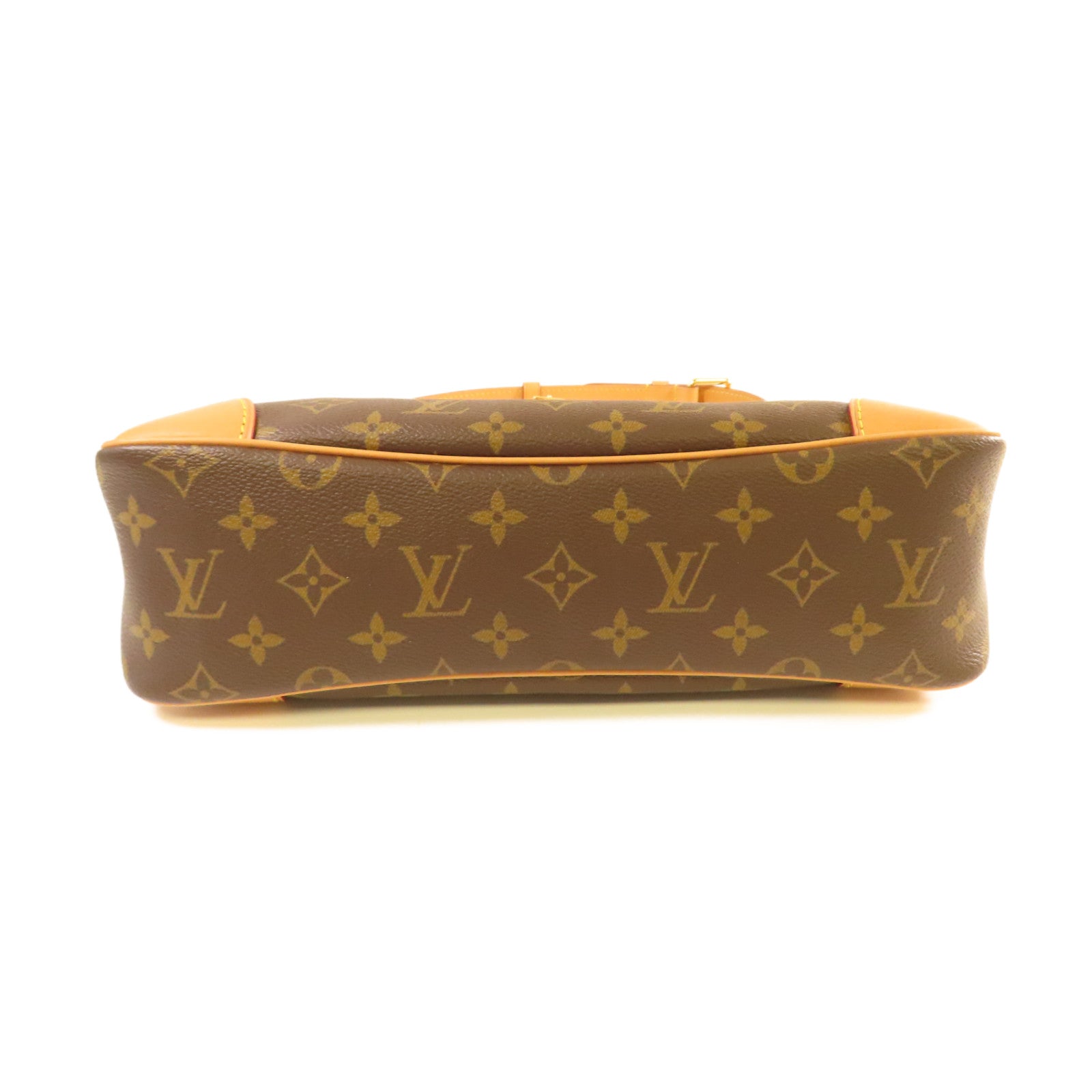 LOUIS VUITTON Monogram Odeon PM Shoulder Bag金扣肩背袋啡色